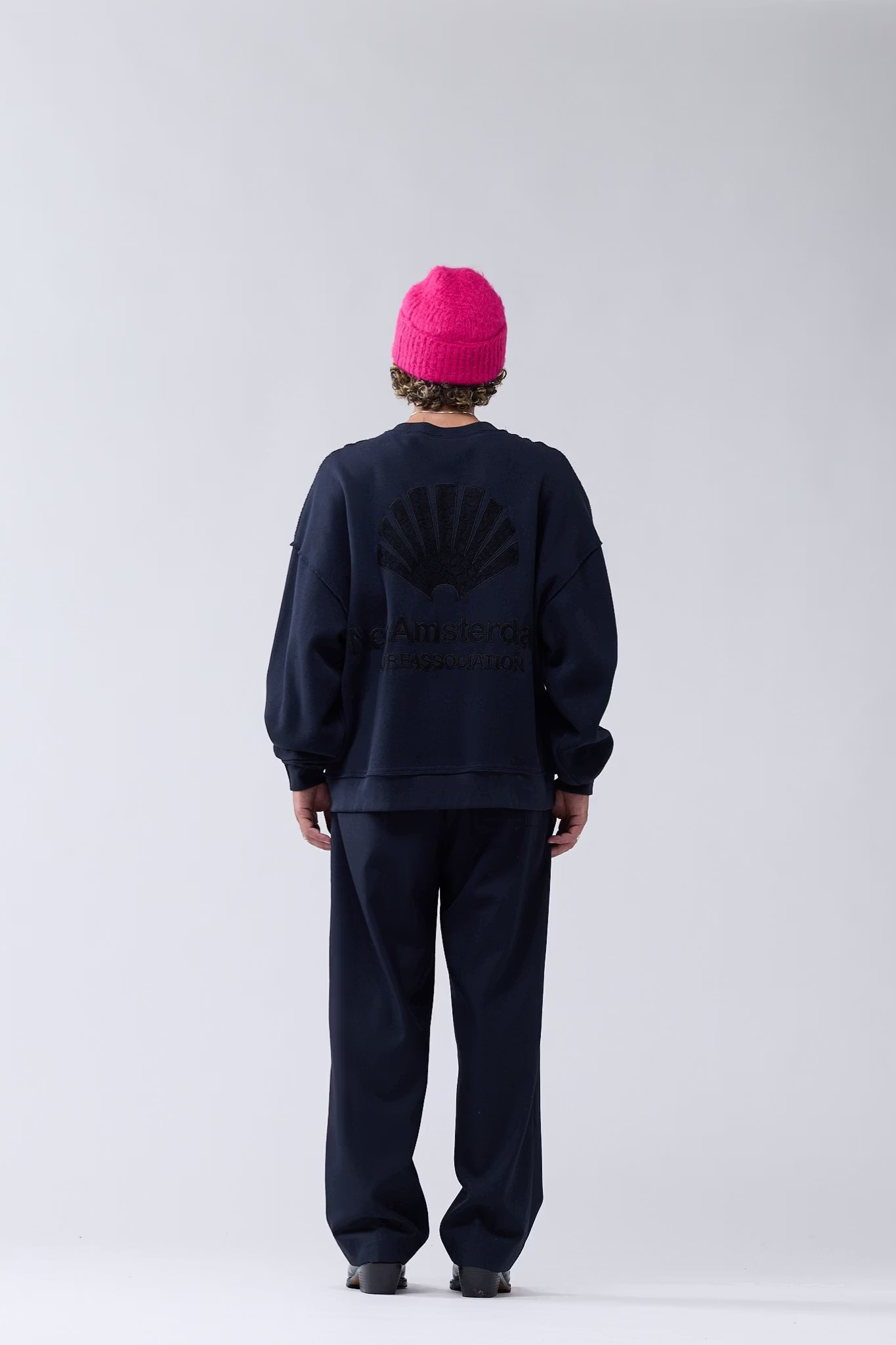 LACE CREWNECK - NIGHT/BLACK