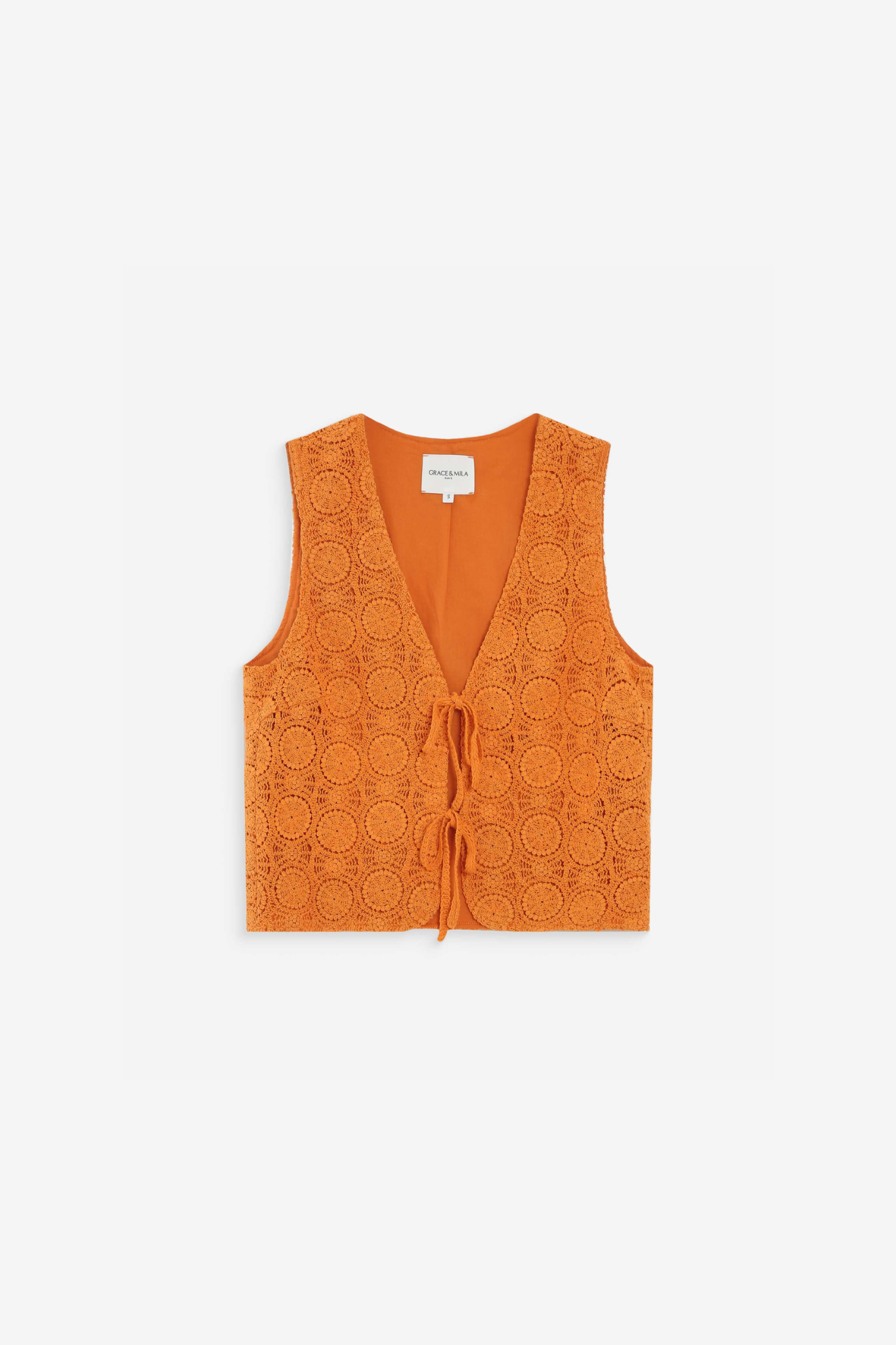 VONY CROCHET TOP - OR