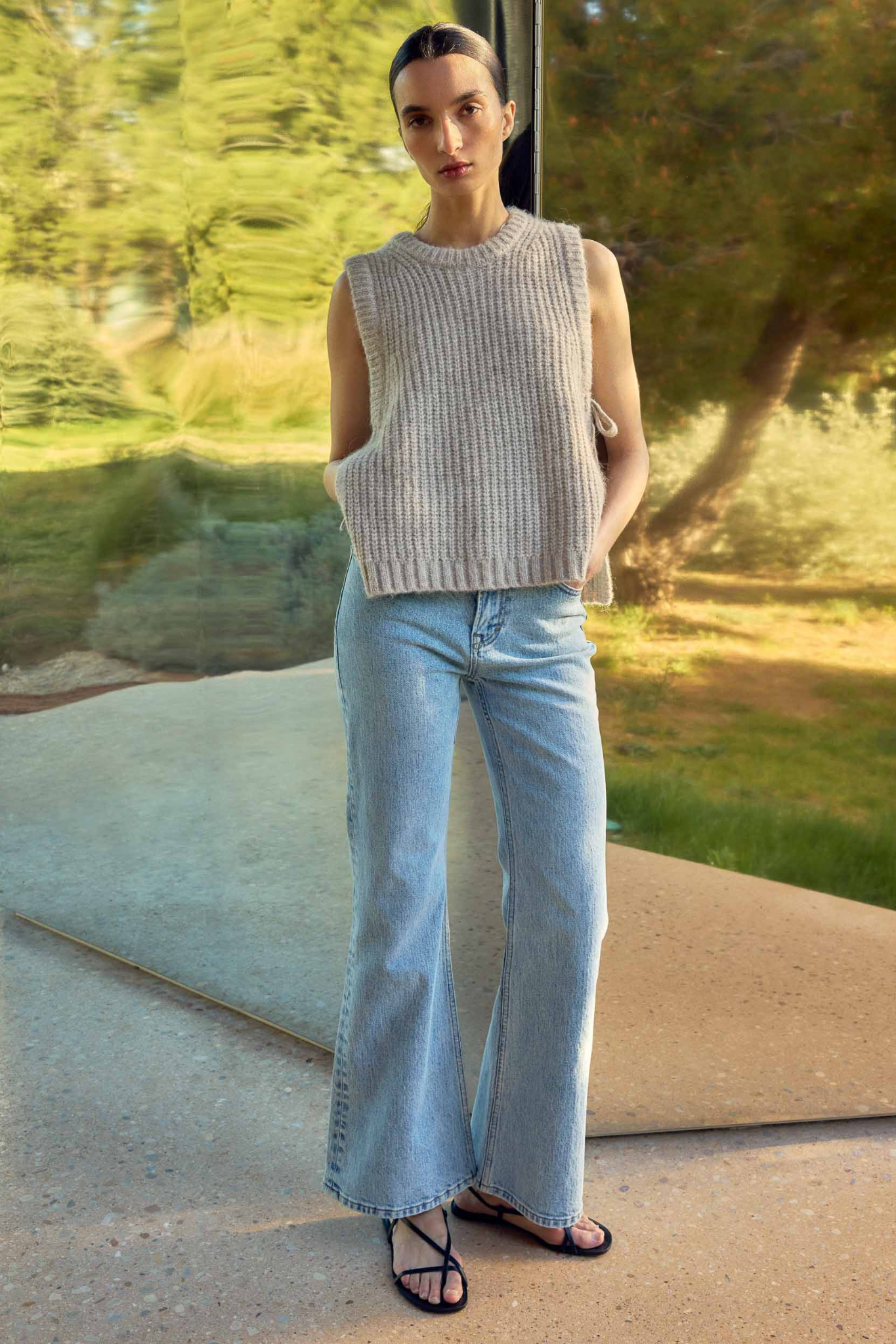JOSEPH TROUSERS - SKY BLUE
