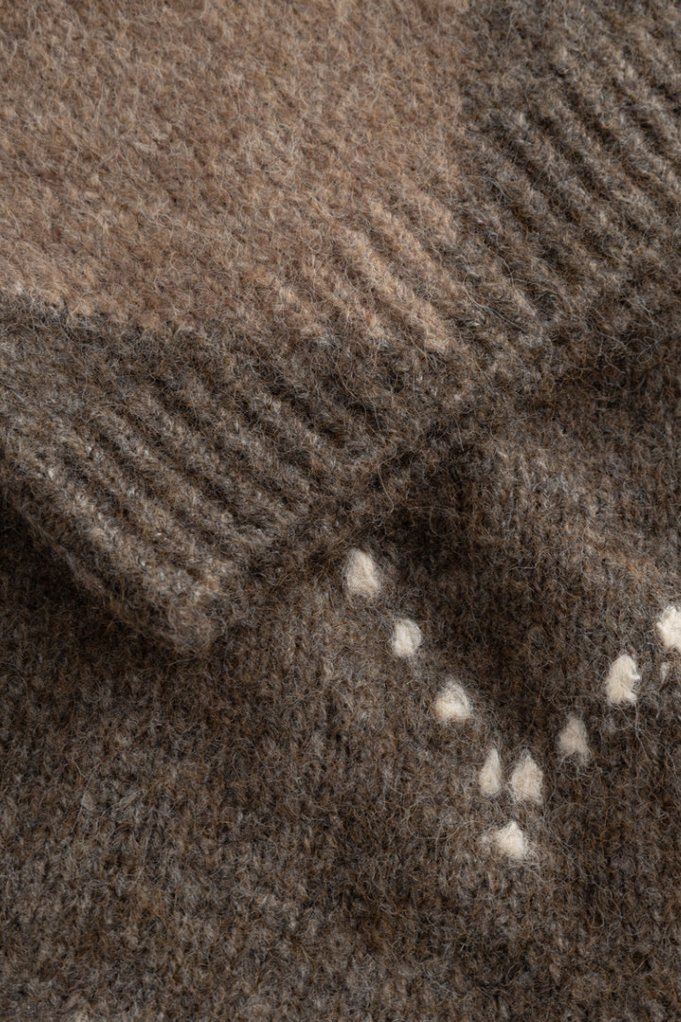 LAIANA KNIT VEST - ASH BROWN MIX