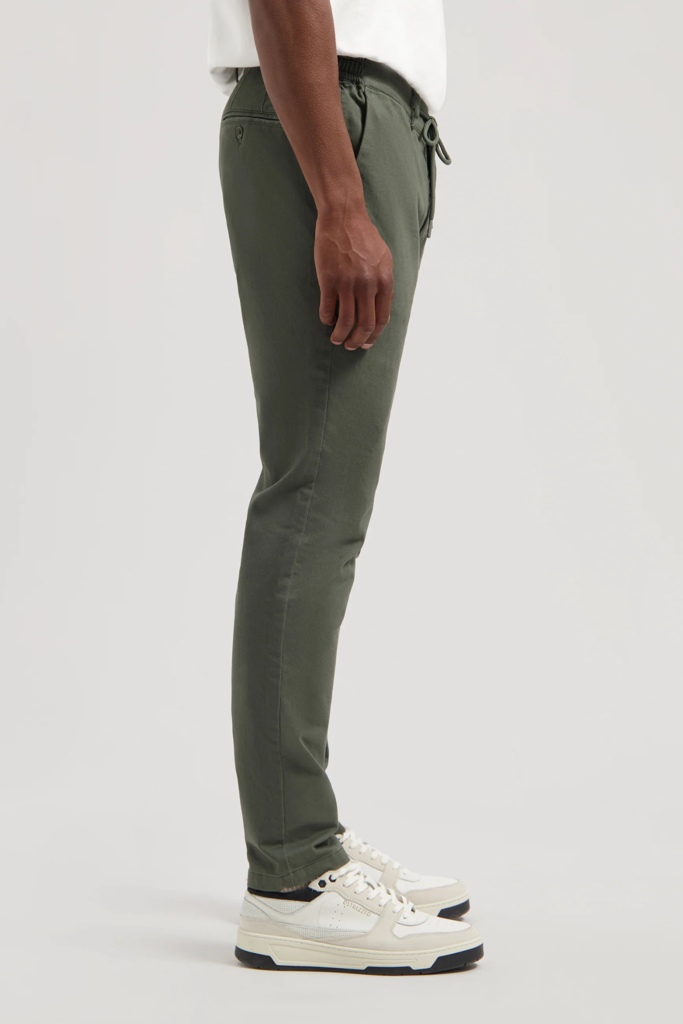 LANCASTER TWILL KNIT PANTS - DARK ARMY
