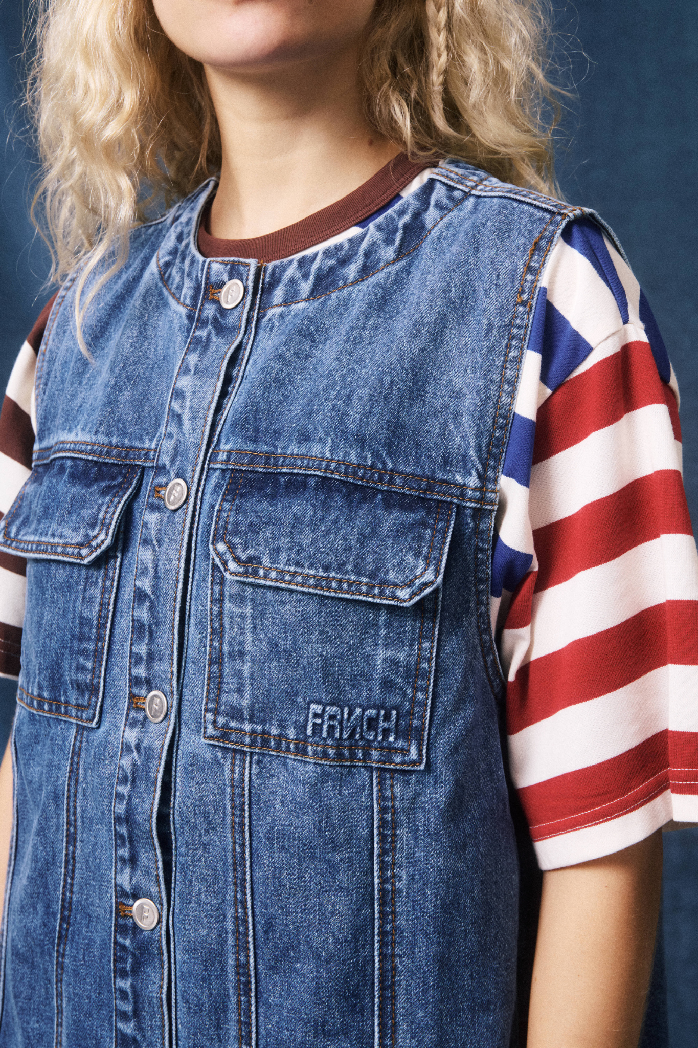 ELDA DRESS - BLUE JEAN