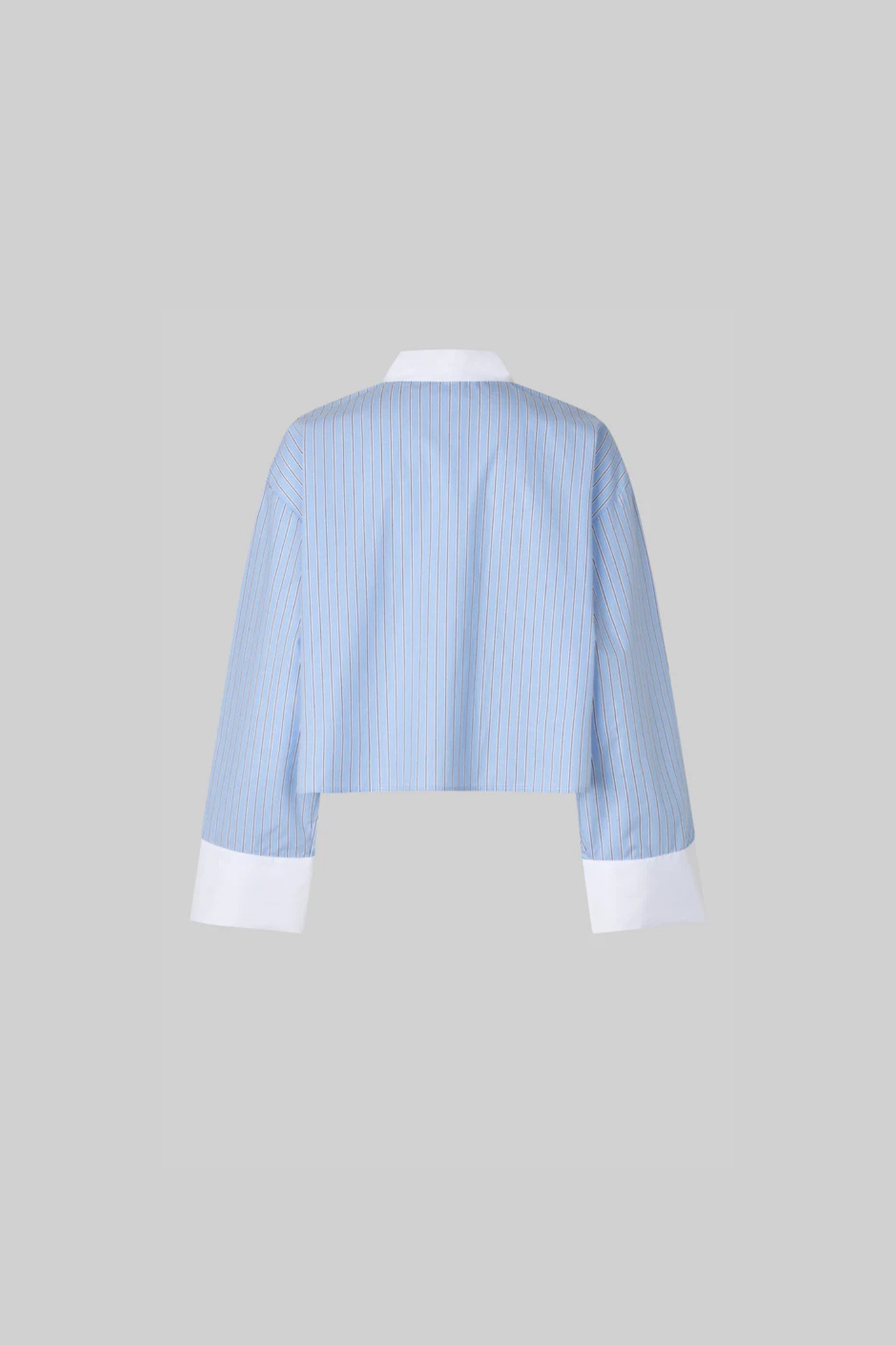 ALANIS COMBI SHIRT - LIGHT BLUE STRIPE