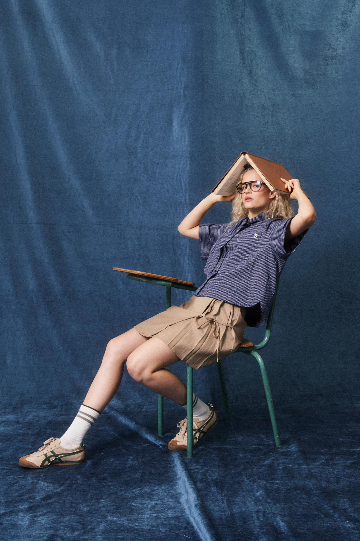 NAOMI SHIRT - NAVY BLUE