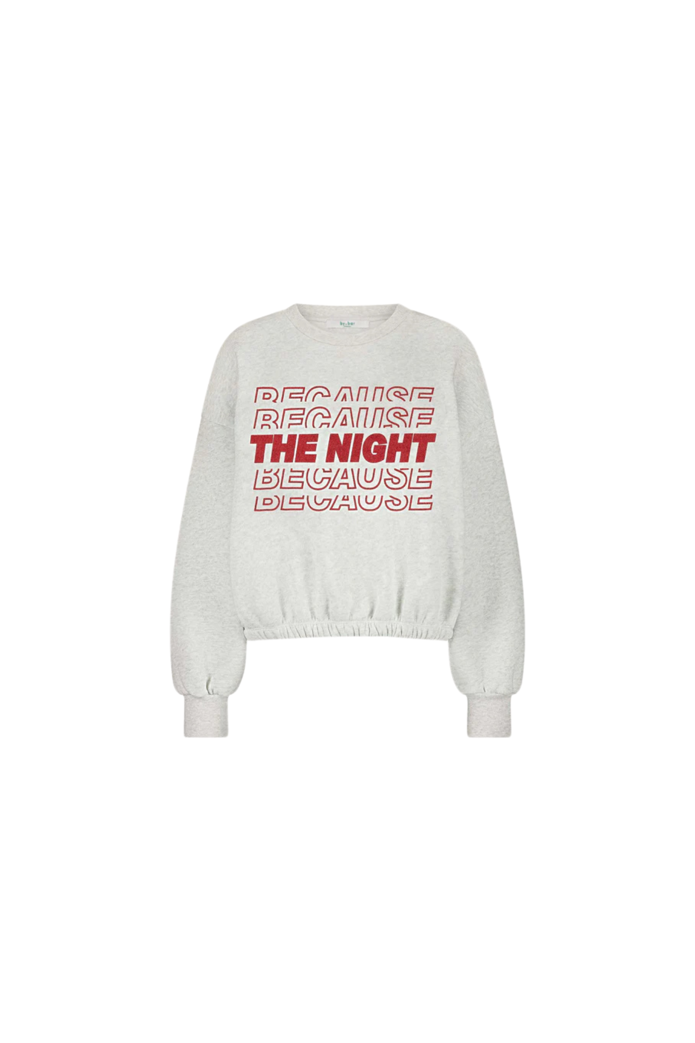 BODIL NIGHTS SWEATER - LIGHT GREY MELEE