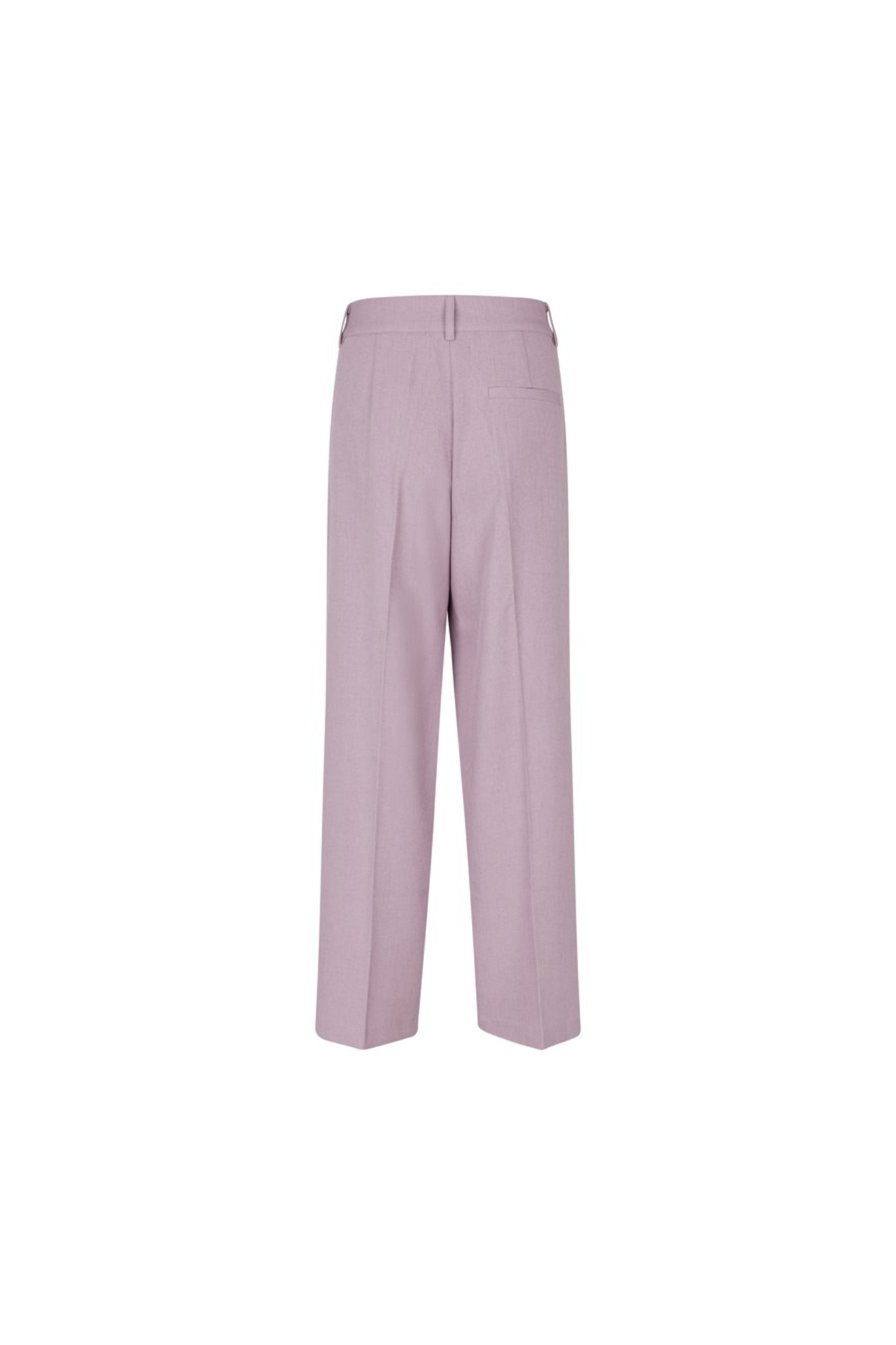 MBYM cristiana morenna pants in orchid bloom. Back flatlay view