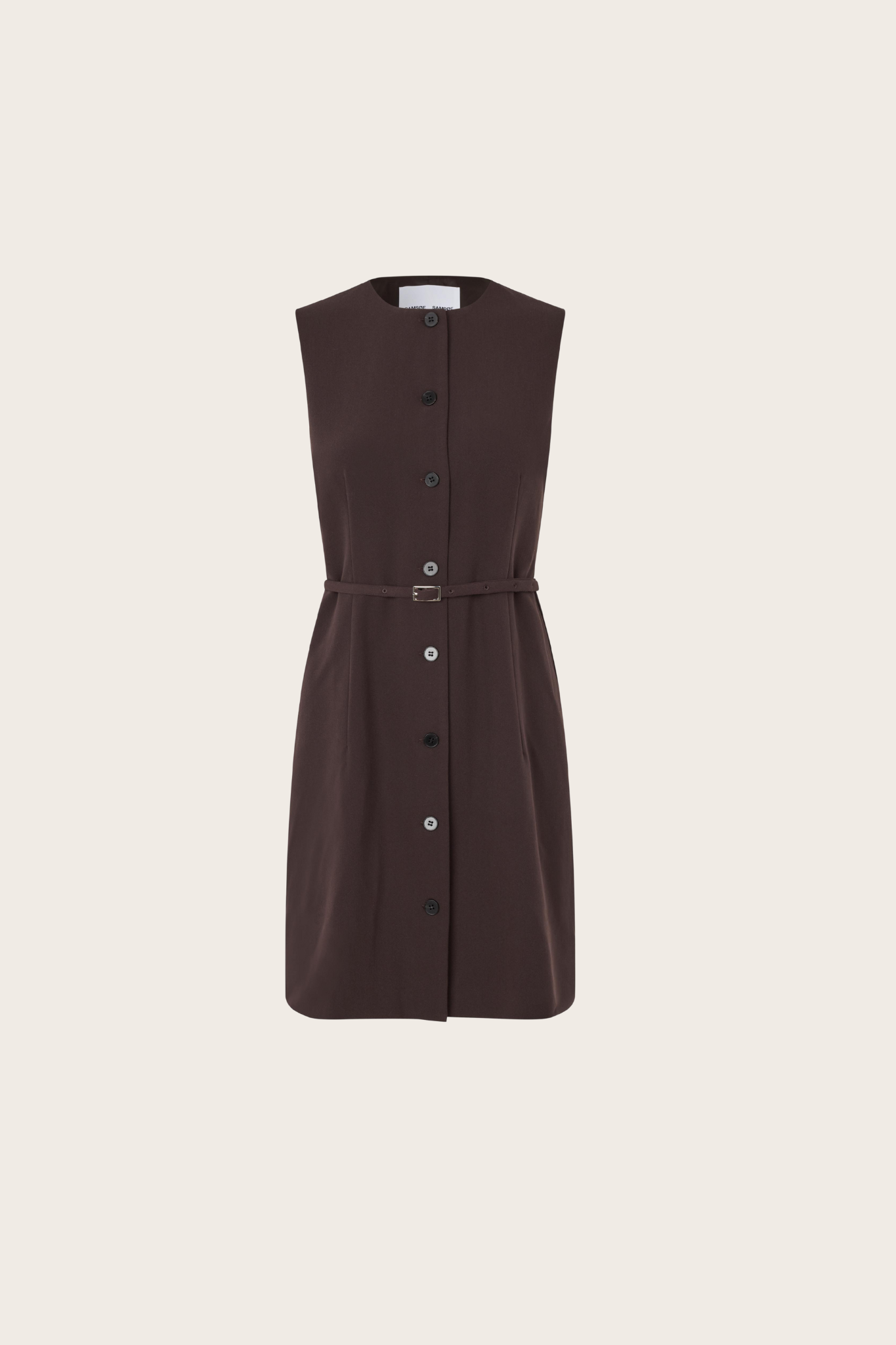 RUMA SHORT DRESS - BLACK COFFEE