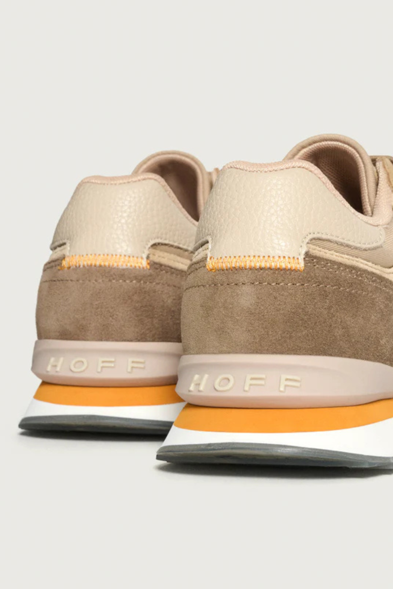 CITY VANCOUVER MEN SNEAKERS - BEIGE/ORANGE