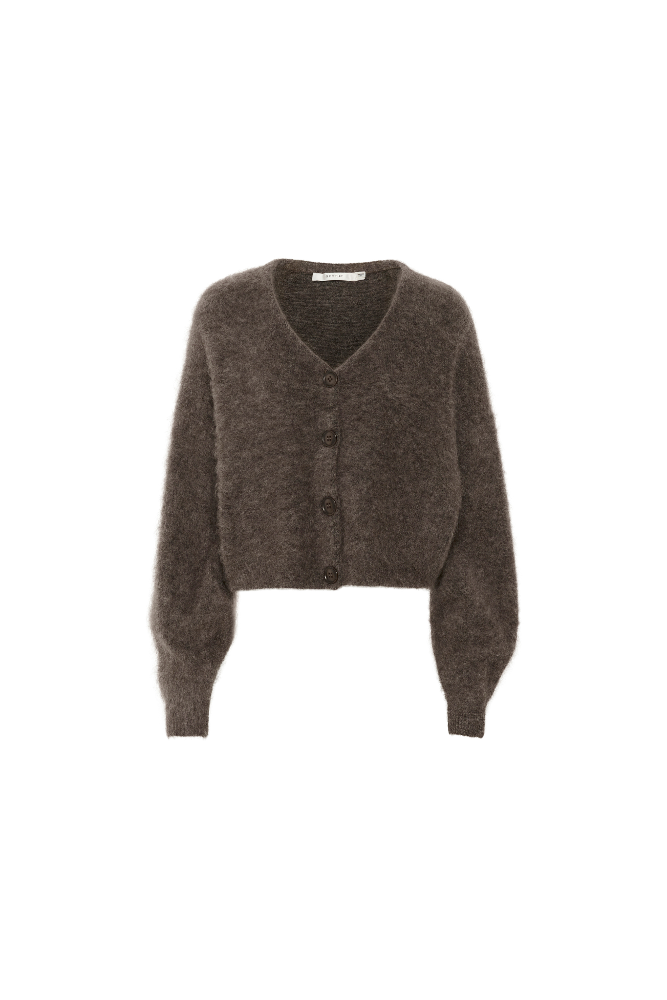 DEBBIE CARDIGAN - CHESTNUT MELANGE