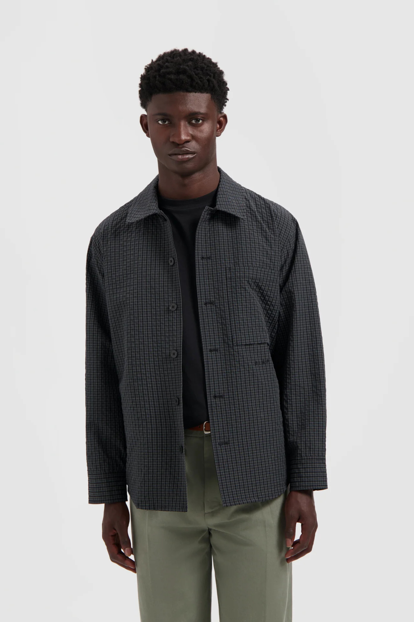 RIPSTOP OVERSHIRT - BLACK