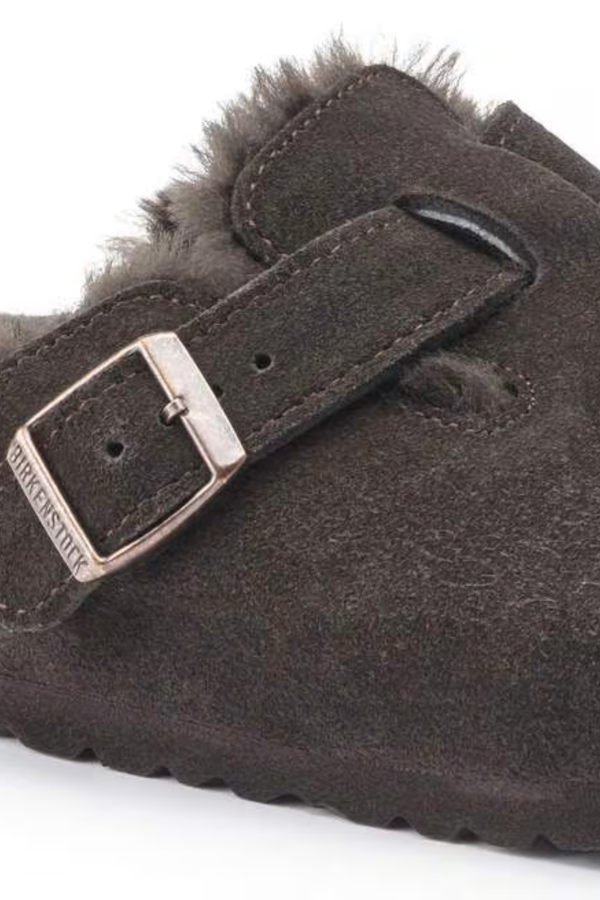 BOSTON VL/SHEARLING WOMEN SANDALS - MOCCA