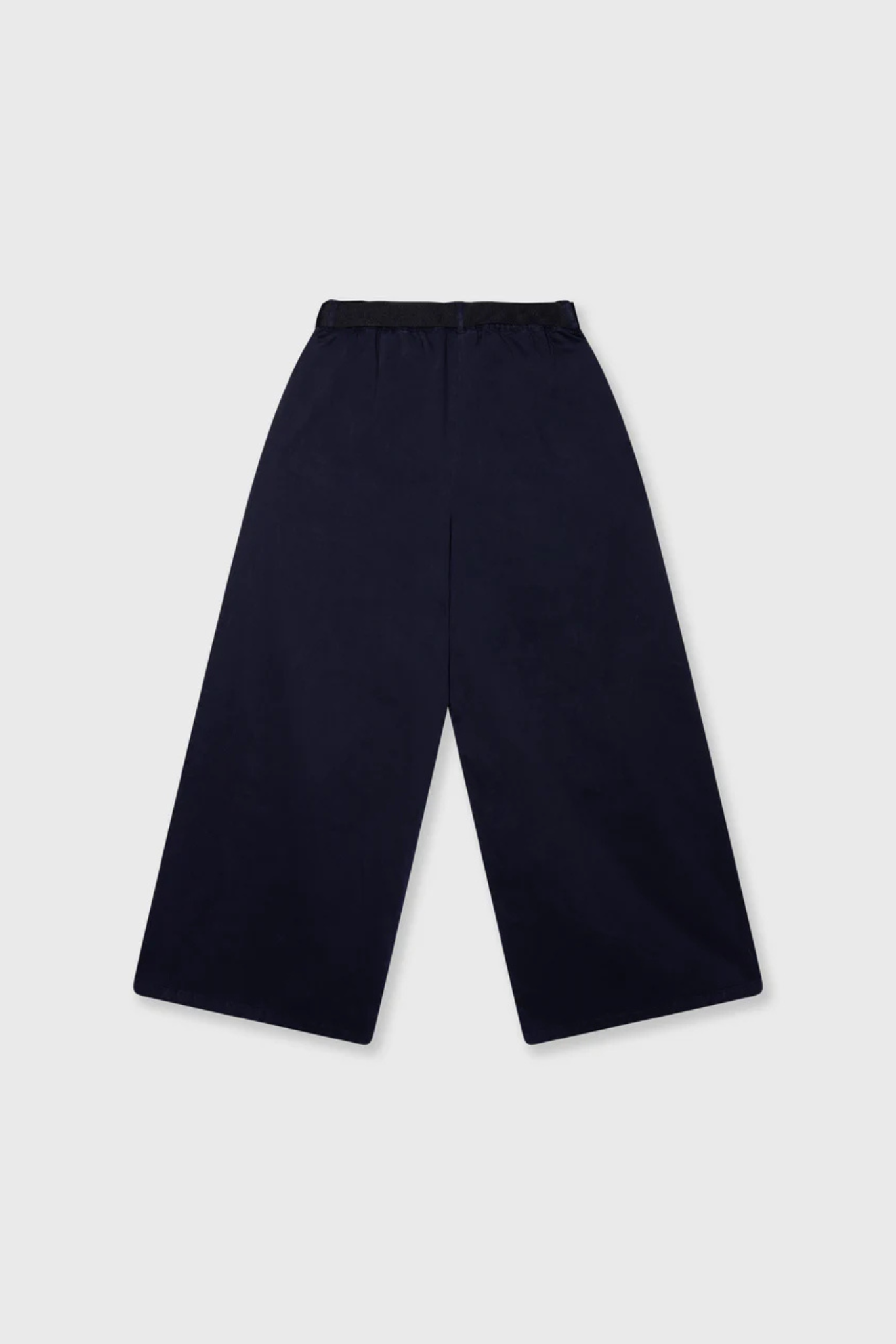 WIDE PANTS TWILL - DARK NAVY