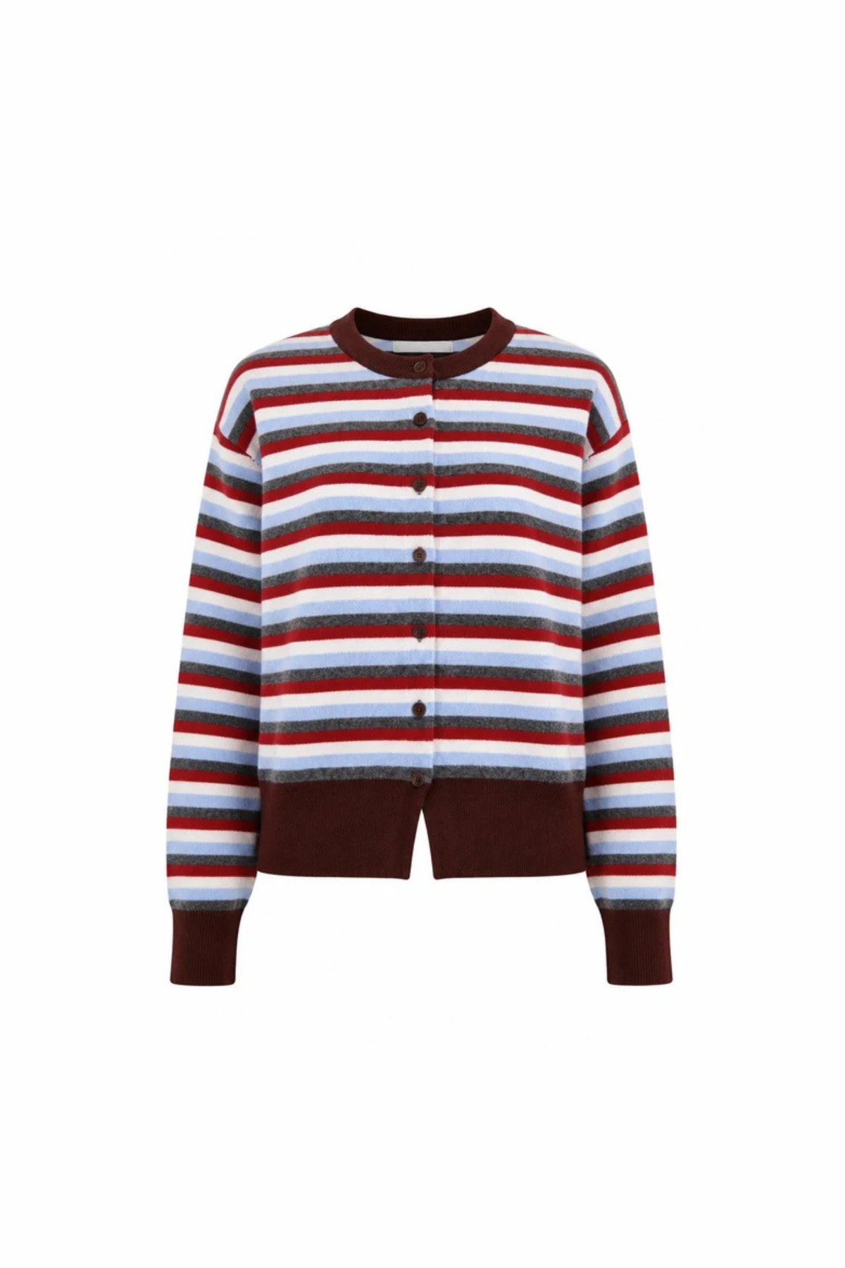 SHIBUYA SET CARDIGAN SCARF - RED