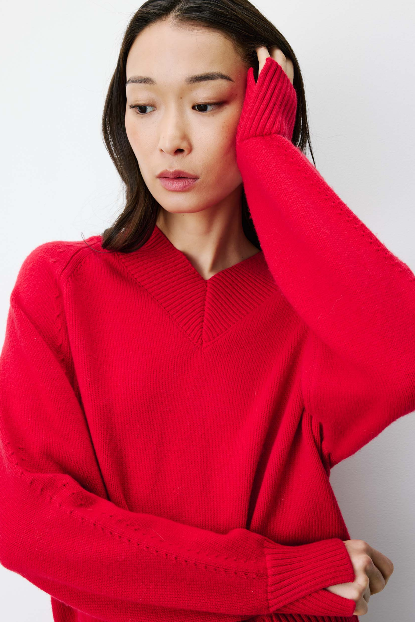 ALDEN PULLOVER - RED