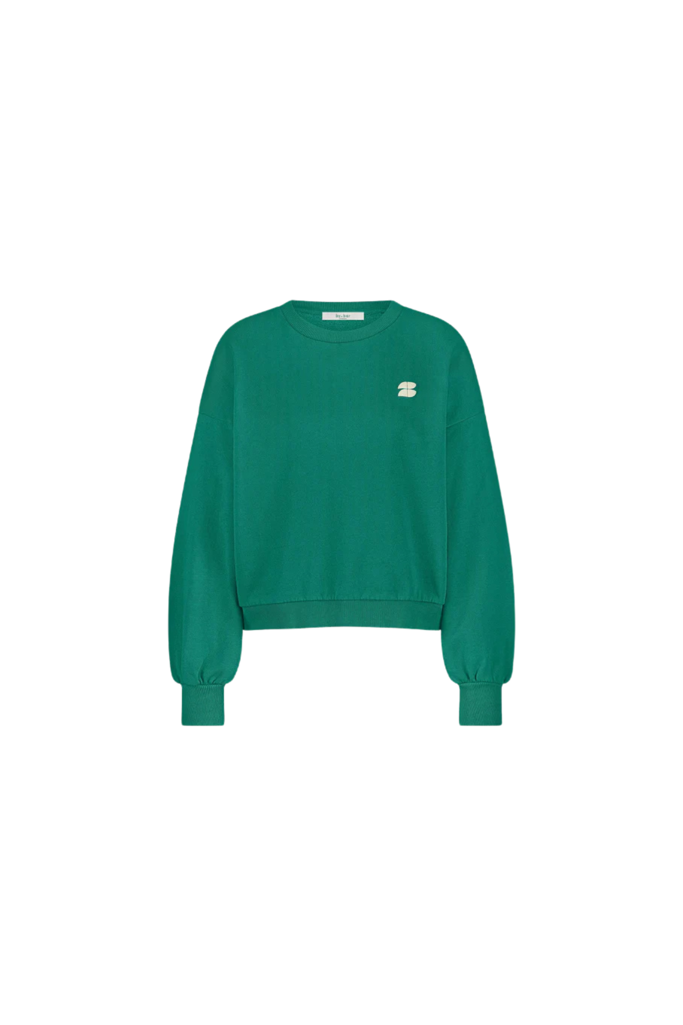 BIBI DICTIONARY BIG SWEATER - GREEN PEACOCK