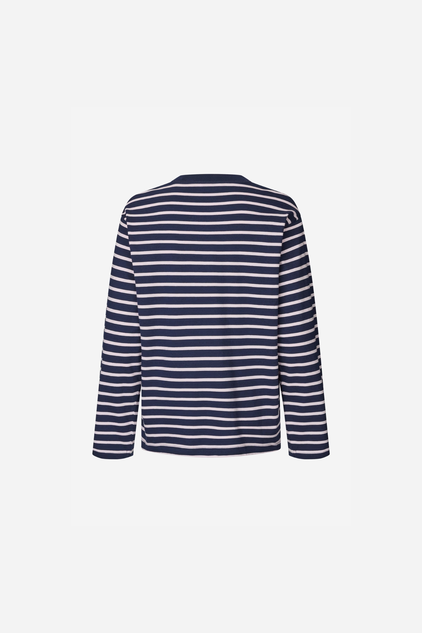 KULLA LS STRIPE T-SHIRT - NAVY FOG STRIPE