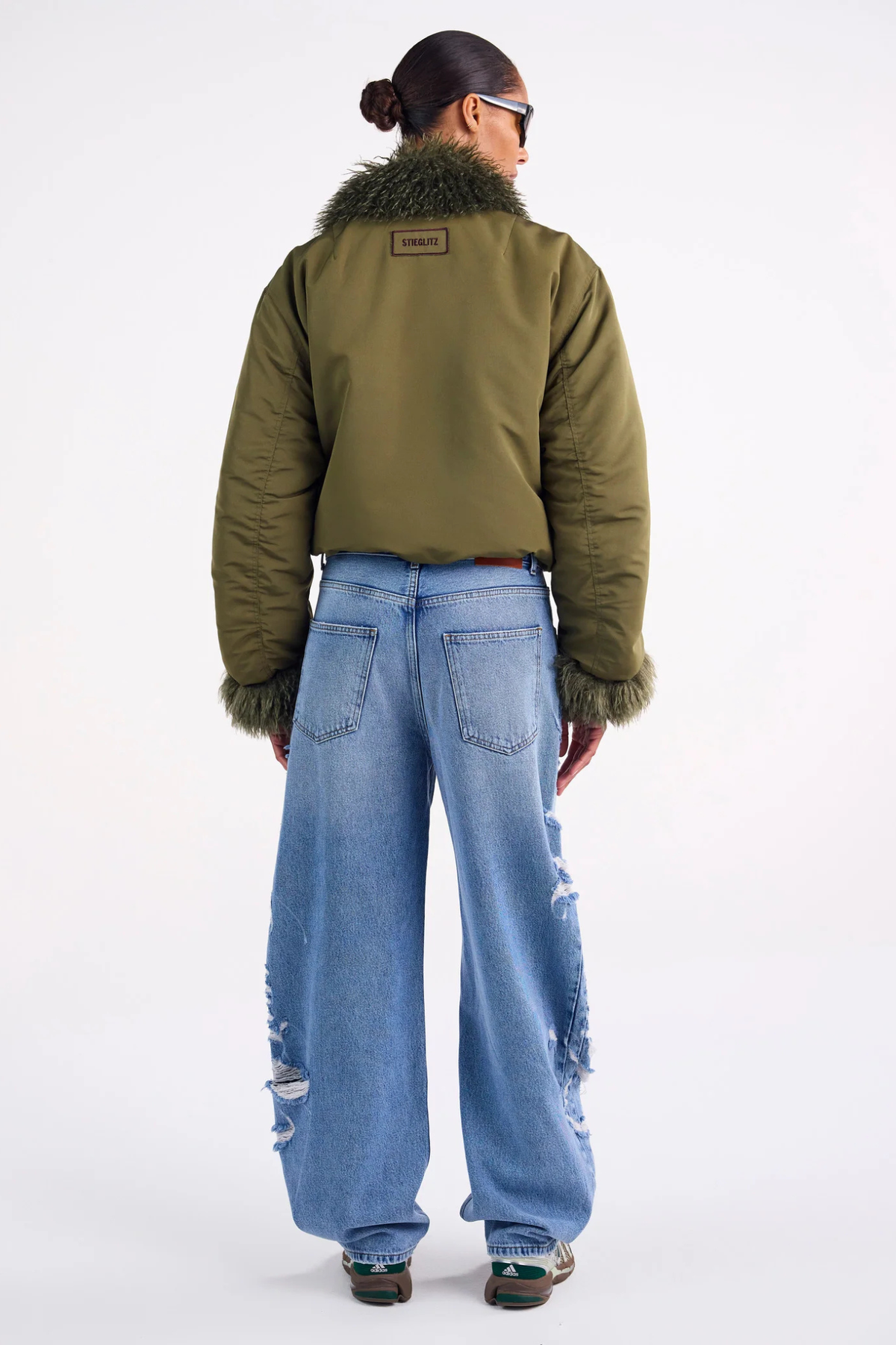 NORA BOMBER JACKET - GREEN