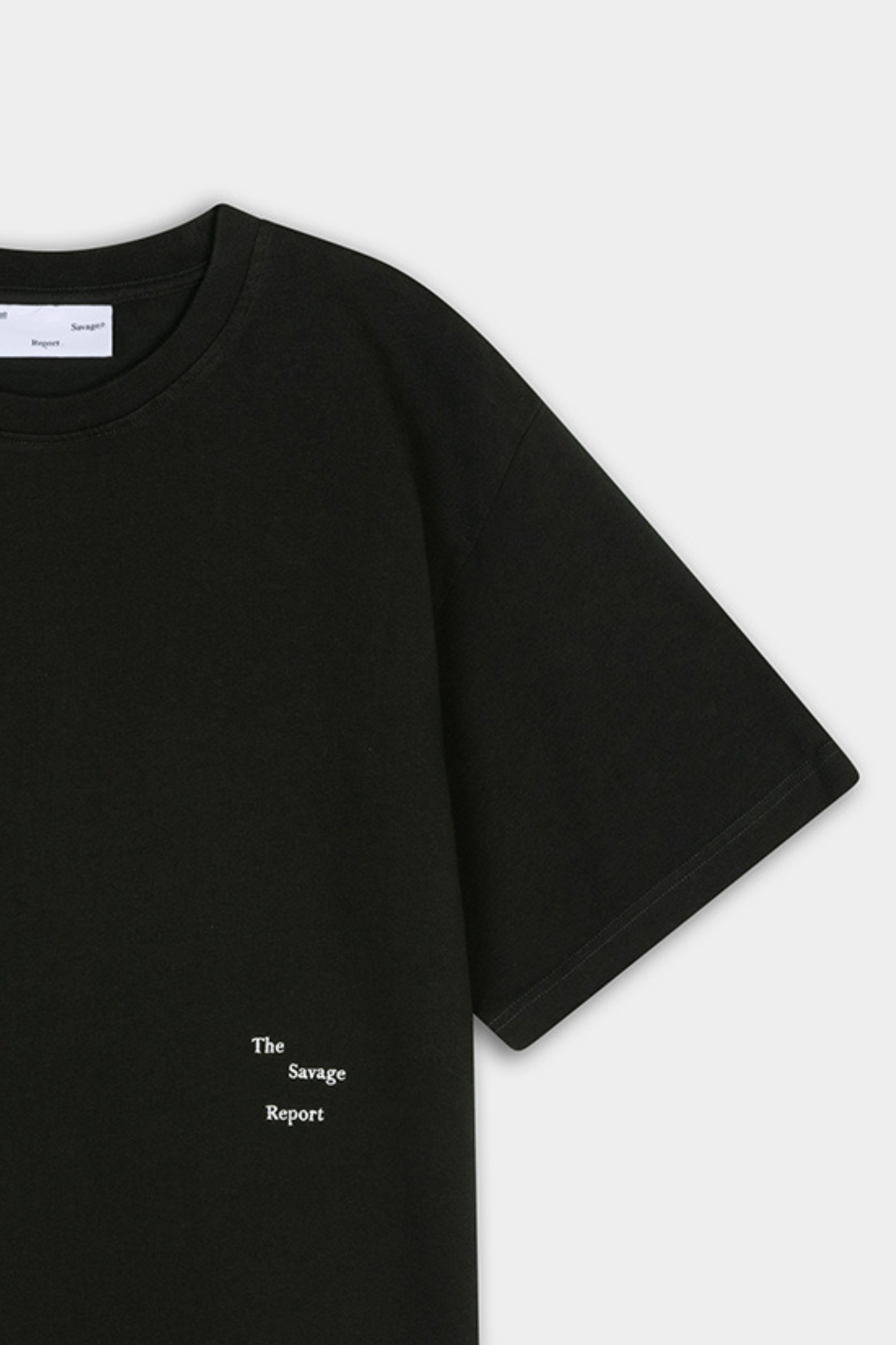 LOGO BAR T-SHIRT - CHARCOAL