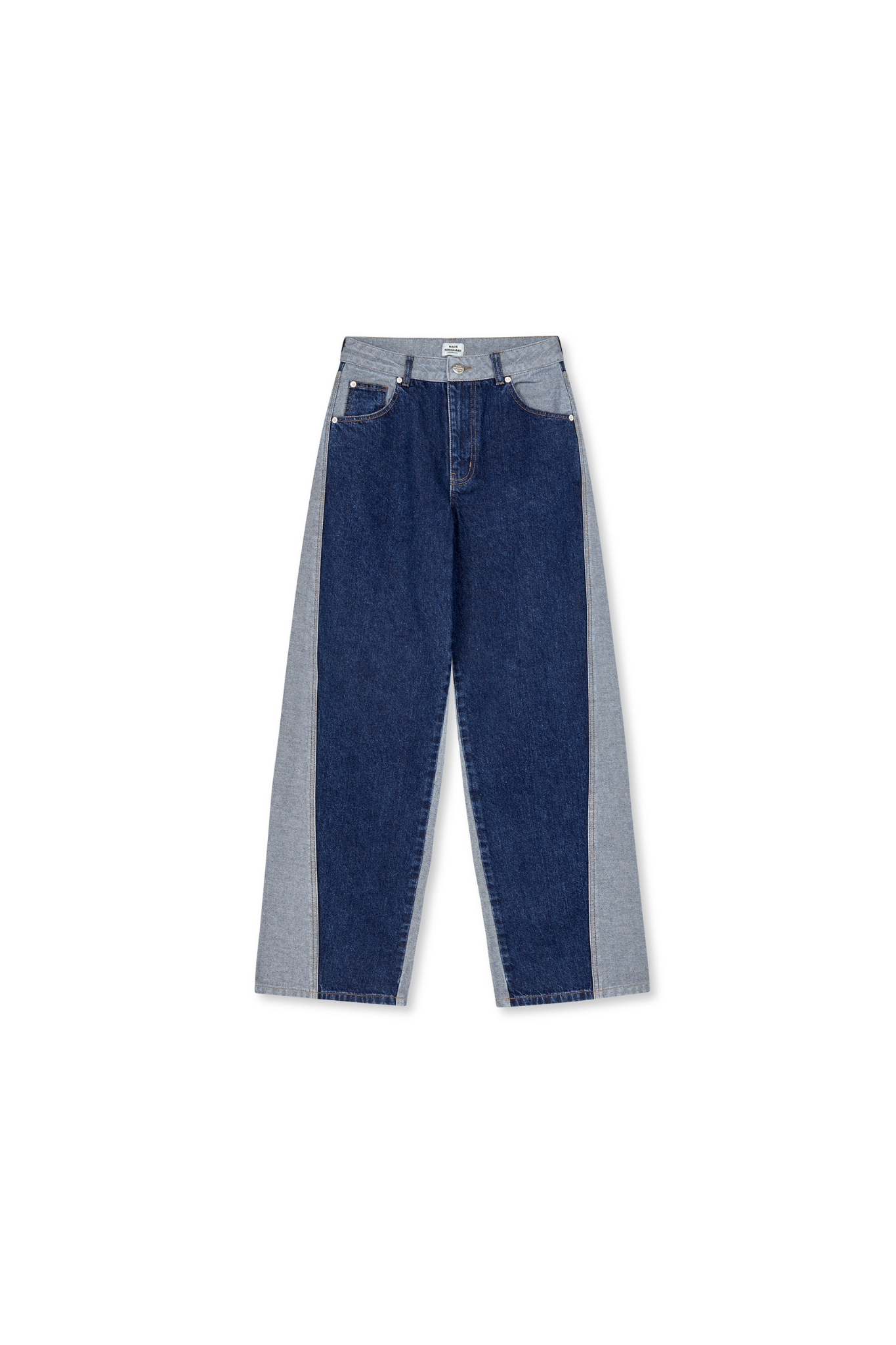 LUKE DENIM CHRISTEL BLOCK JEANS - MID BLUE DENIM