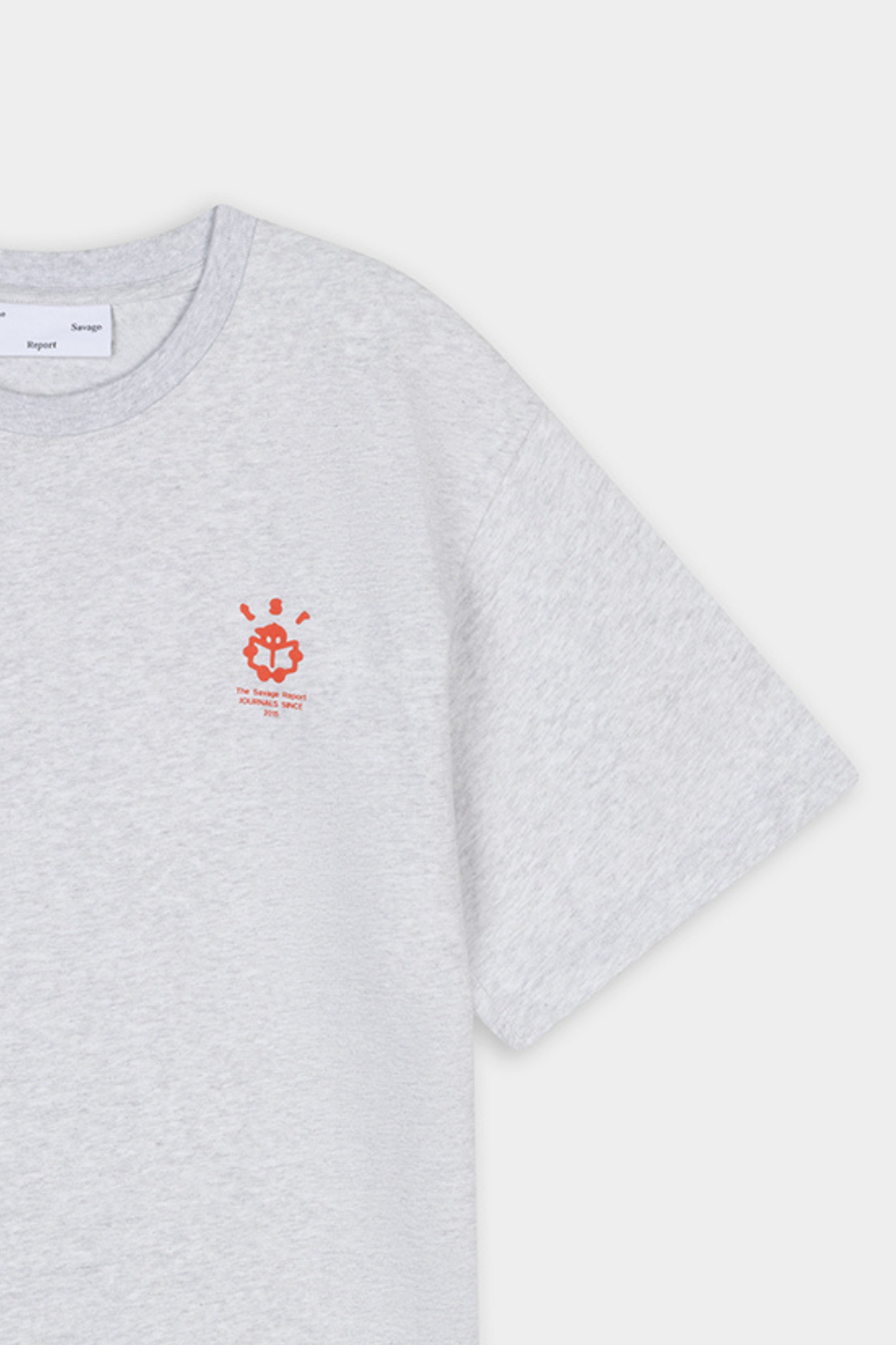 THE REPORTER T-SHIRT - HEATHER GREY