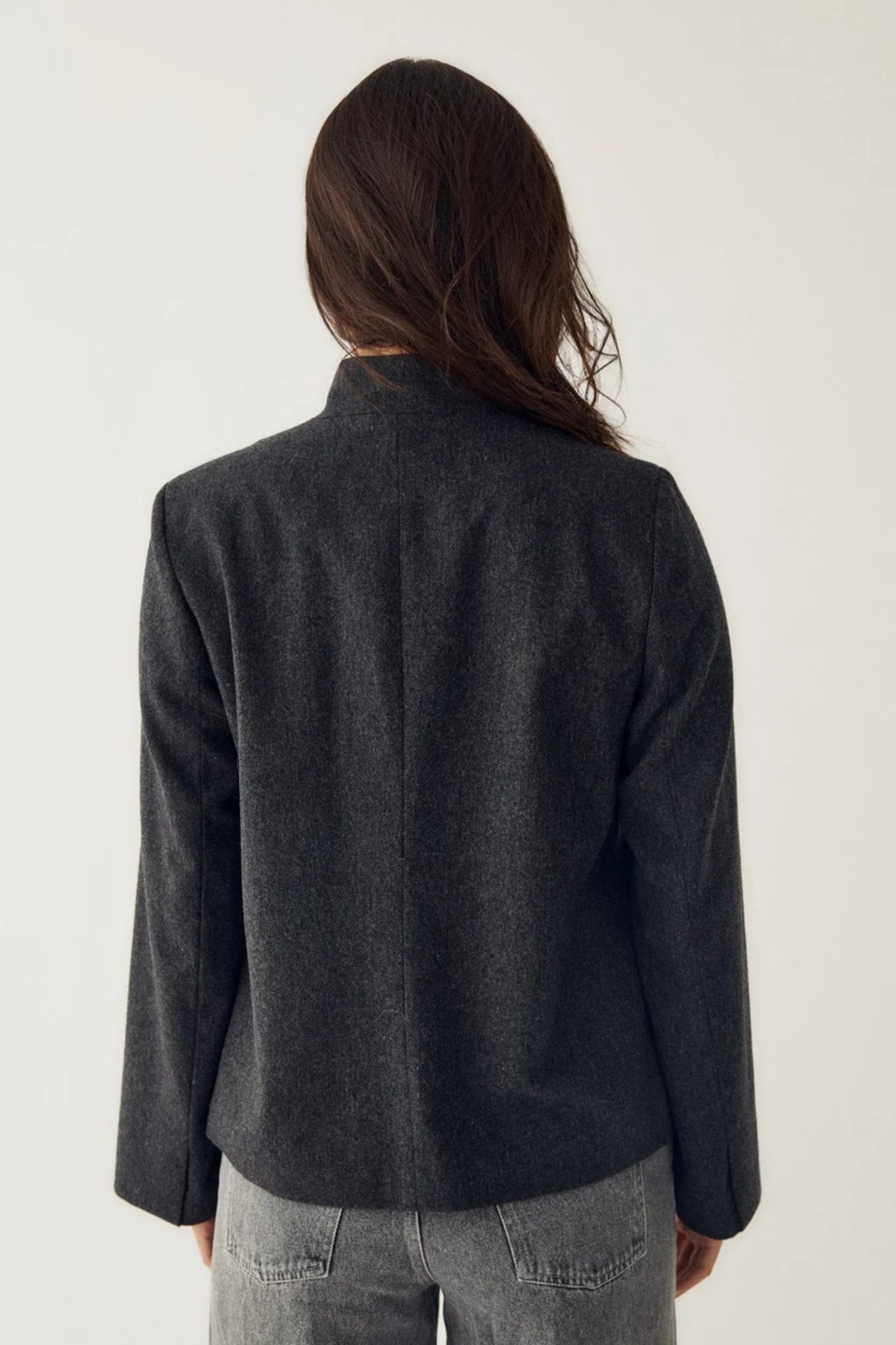 MONIQUE BLAZER - DARK GREY MELANGE