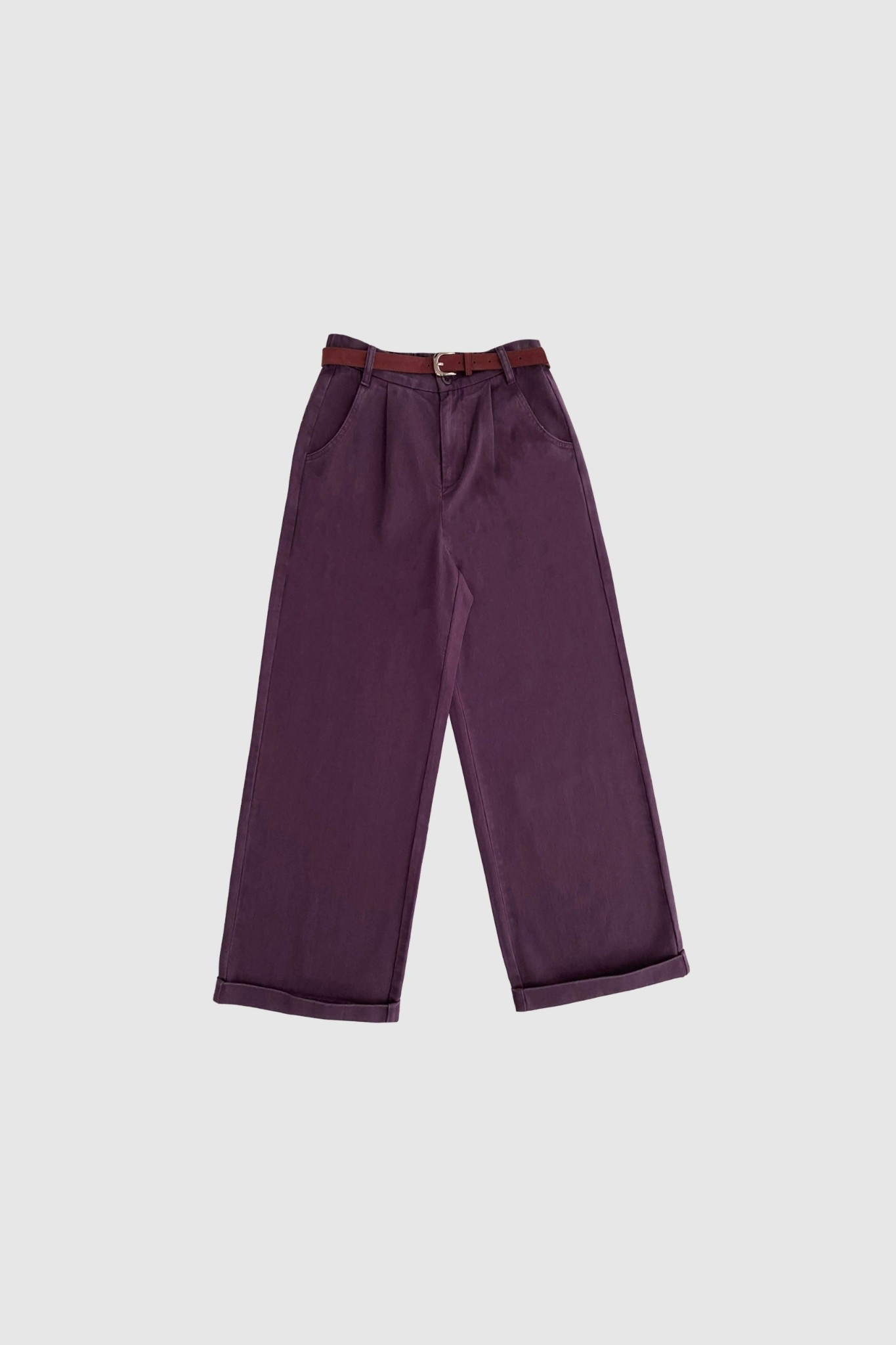 STEFFI HW WIDE PANT - BLACKBERRY