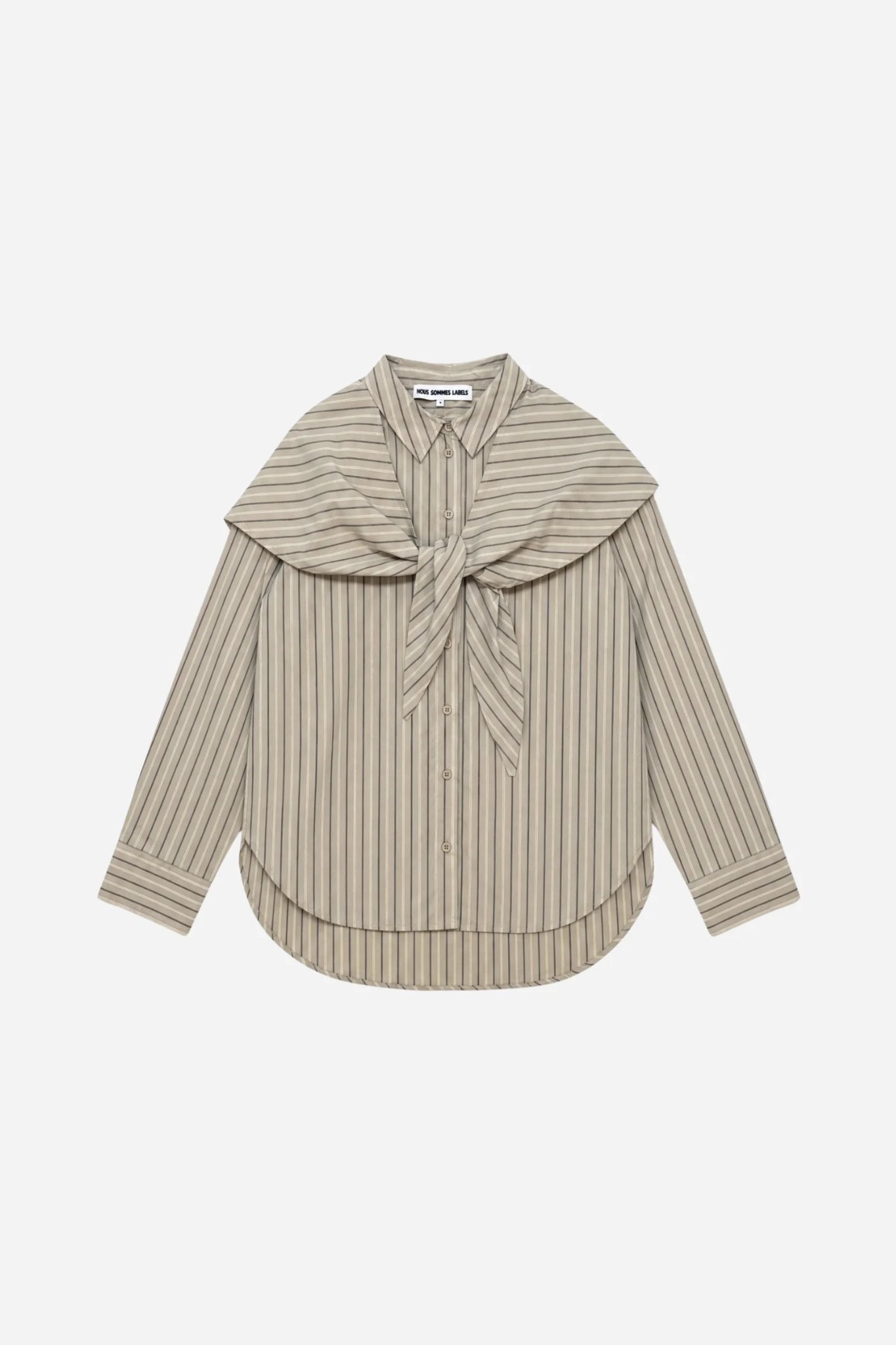 GRACE BLOUSE - BEIGE STRIPE