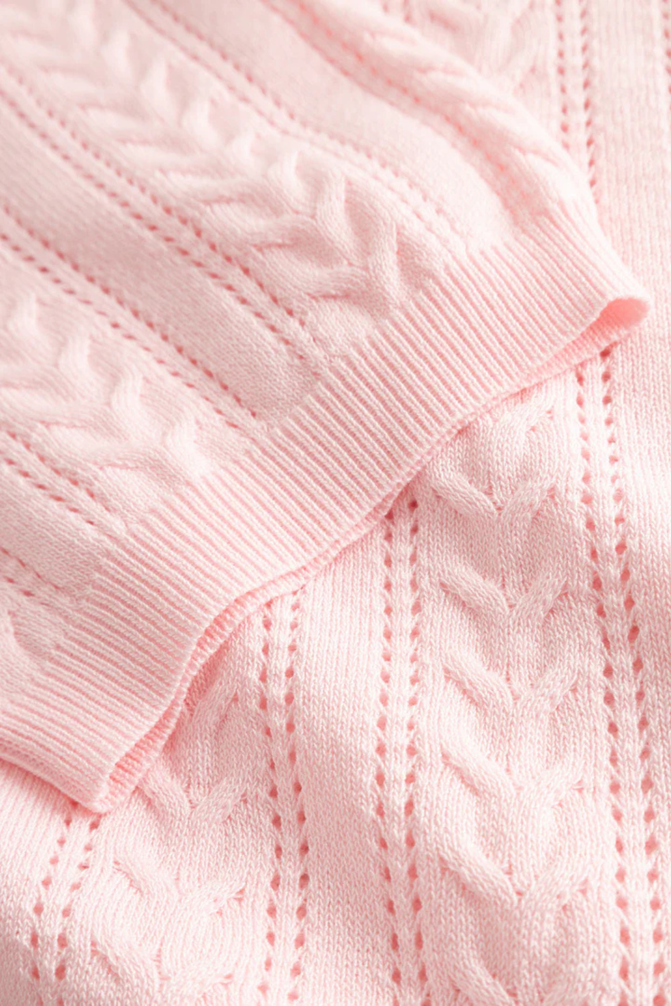 MECCA KNIT POLO - BABY PINK