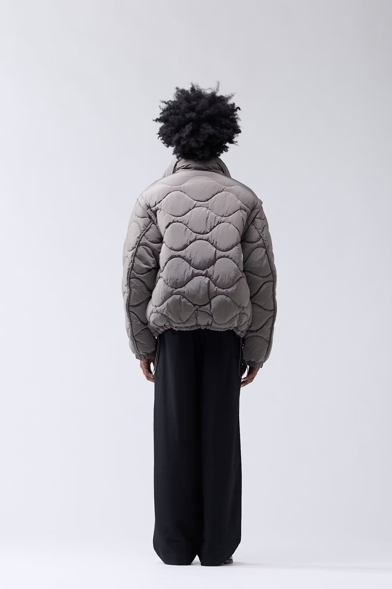 DETACHABLE JACKET - DARK TAUPE