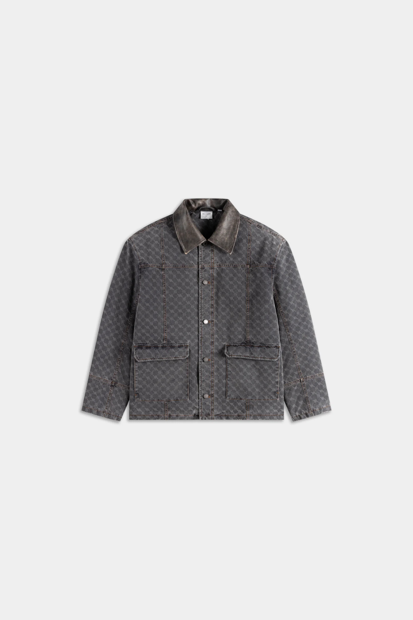 MONOGRAM WORKWEAR JACKET - GREY