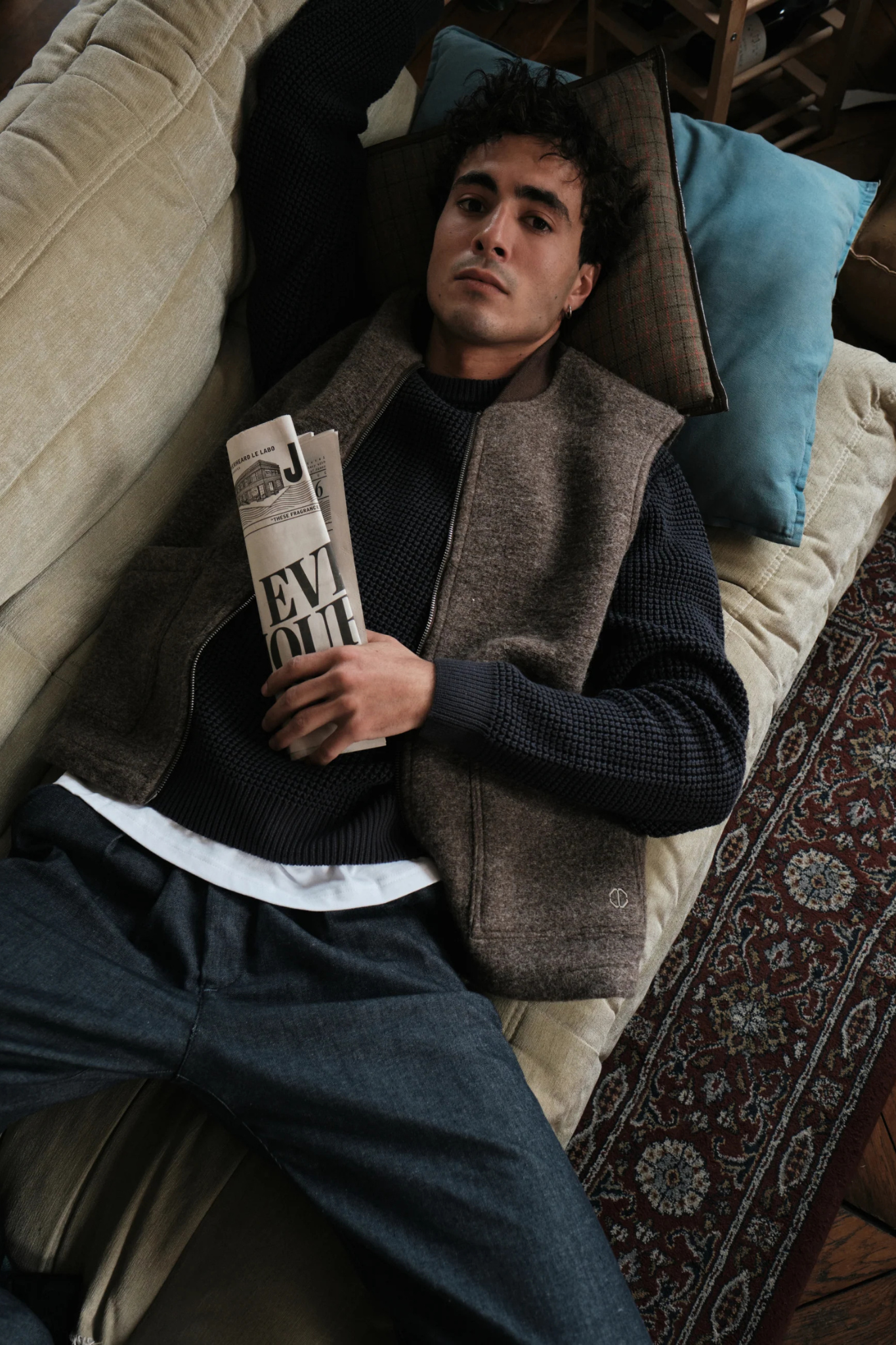 NILS GILET - VINTAGE KHAKI
