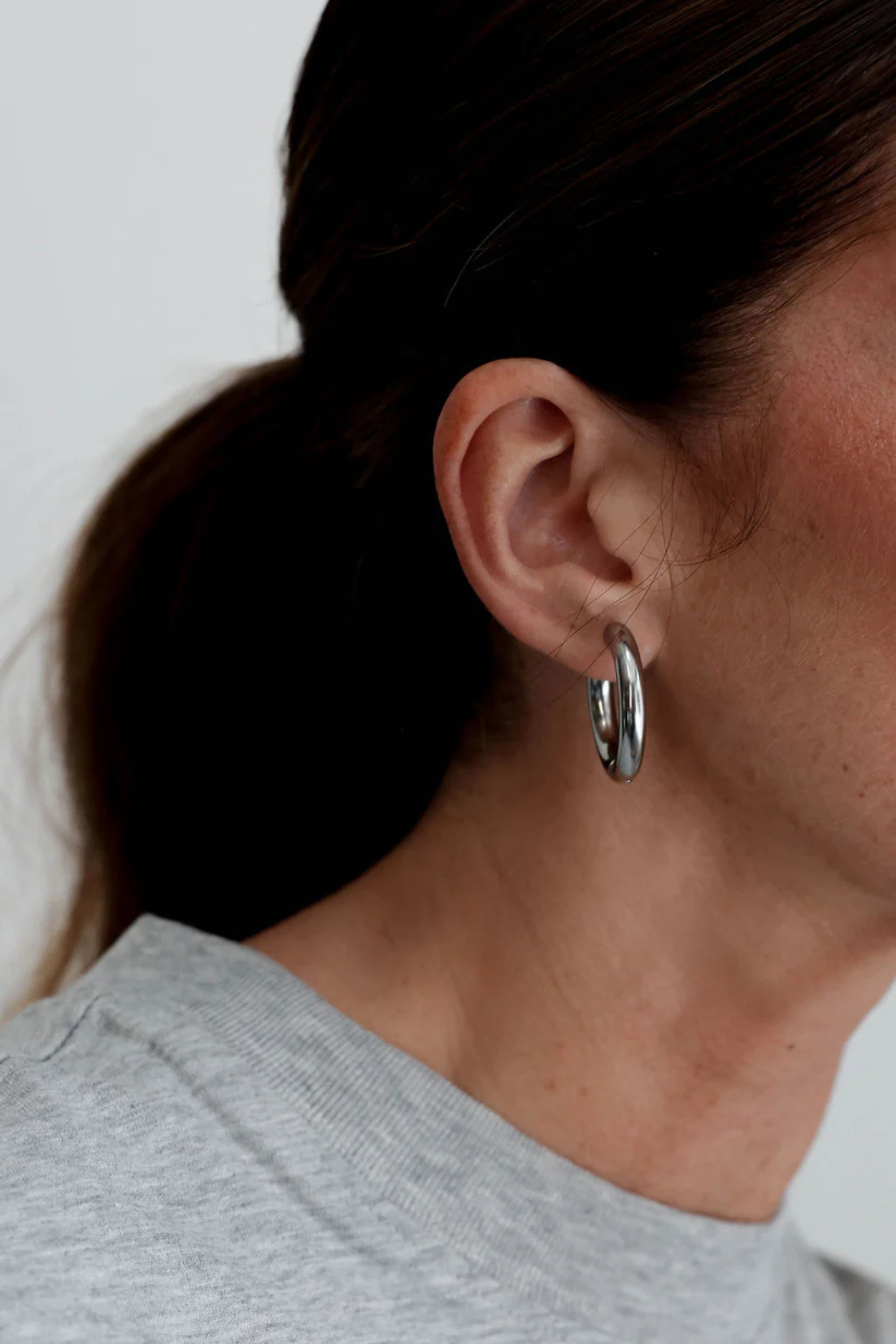 LUNA EARRING - SILVER
