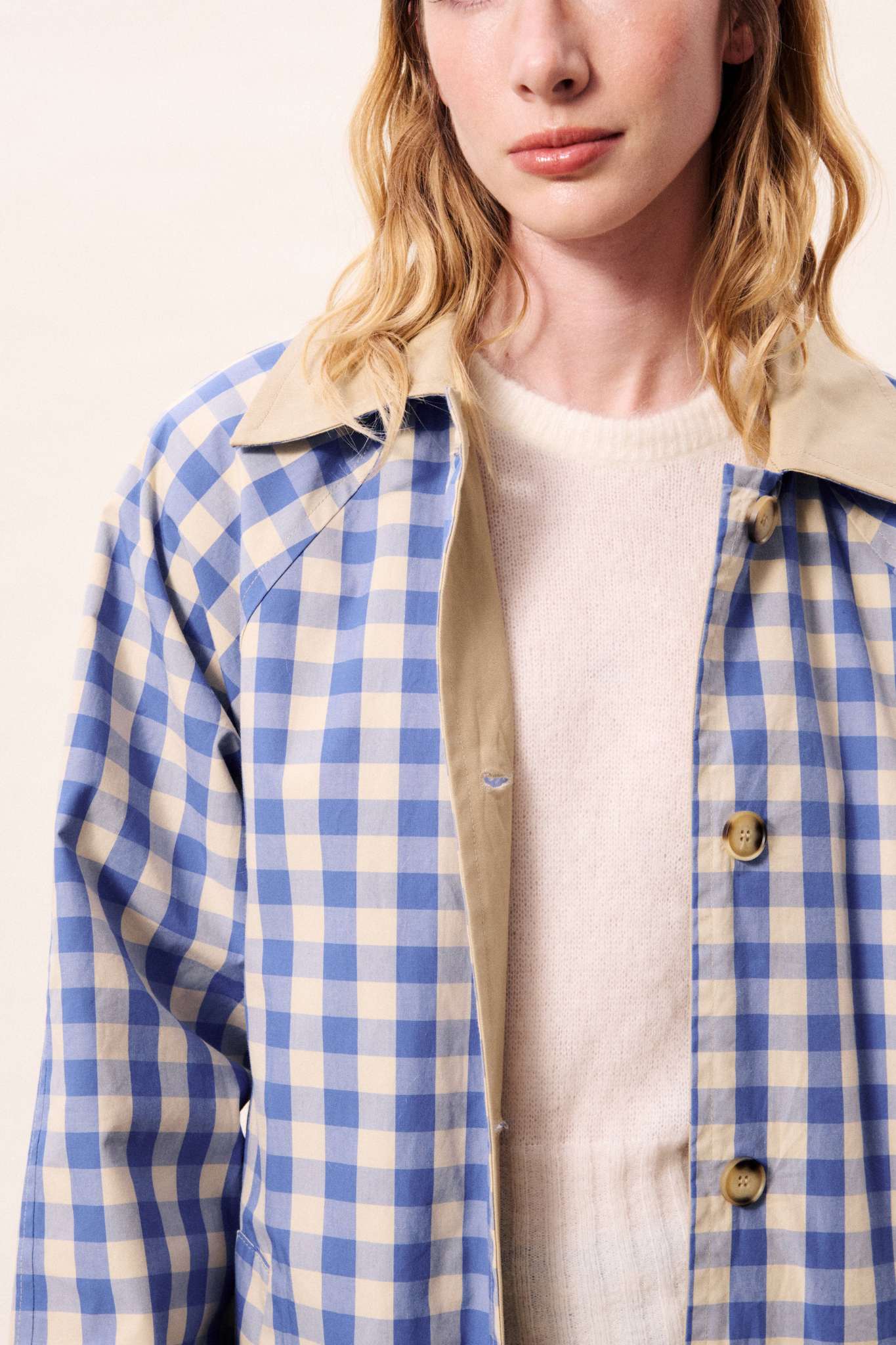 POCAHONTAS COAT - AZURE BLUE