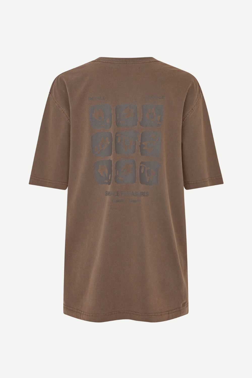 SACOHEN T-SHIRT - BROWN STAMP