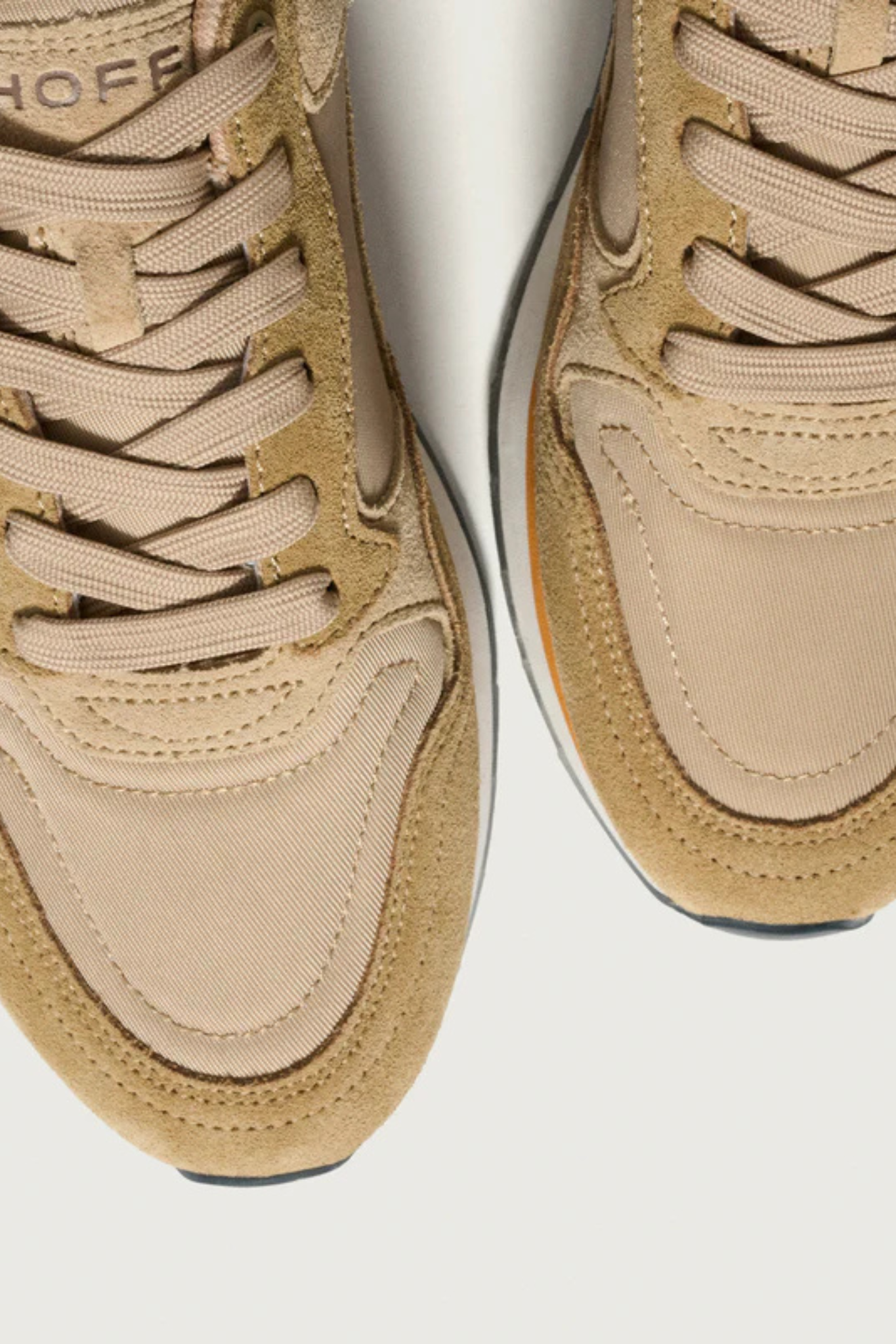 CITY VANCOUVER MEN SNEAKERS - BEIGE/ORANGE