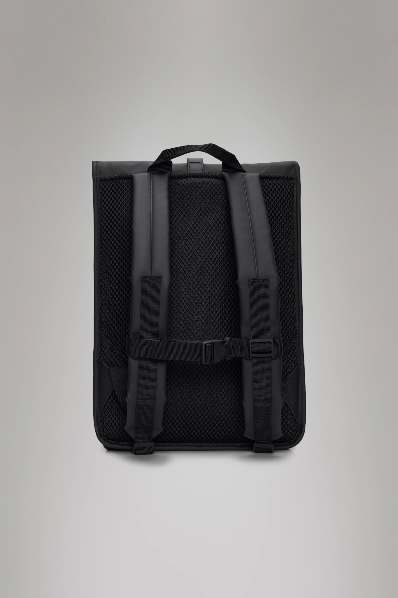 ROLLTOP W3 BACKPACK - BLACK GRAIN