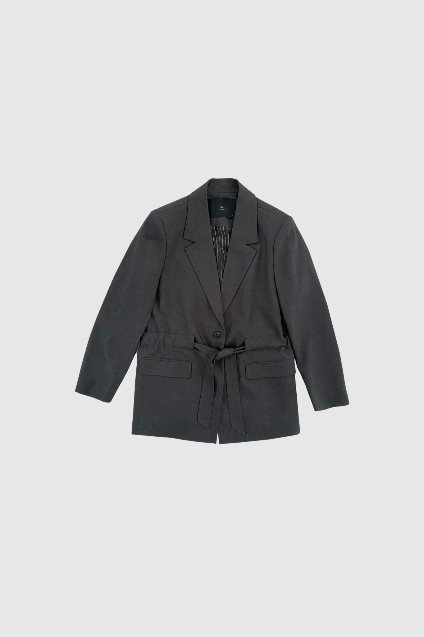 MAGNOLIA TAILORED BLAZER - MIDNIGHT GREY