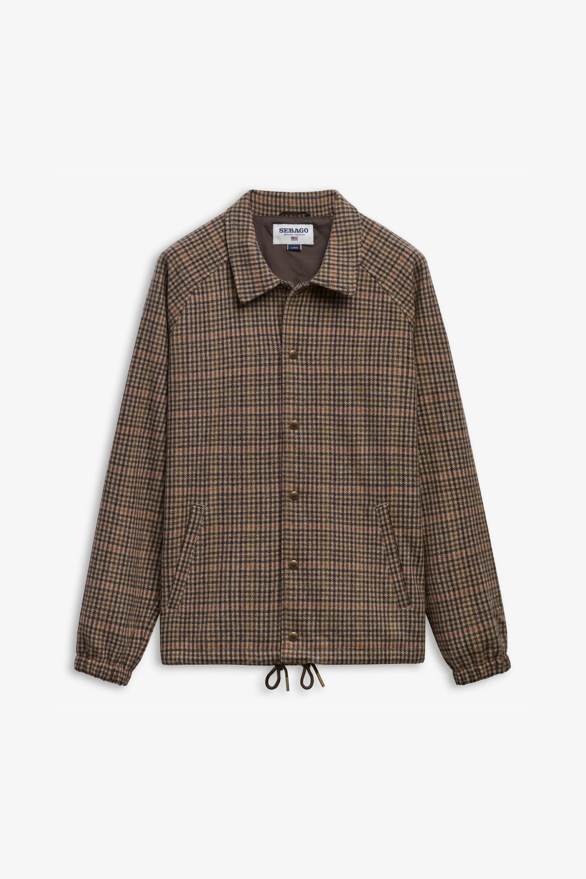 TENDER PIED DE POULE JACKET - BEIGE-BLUE-GREEN-BROWN