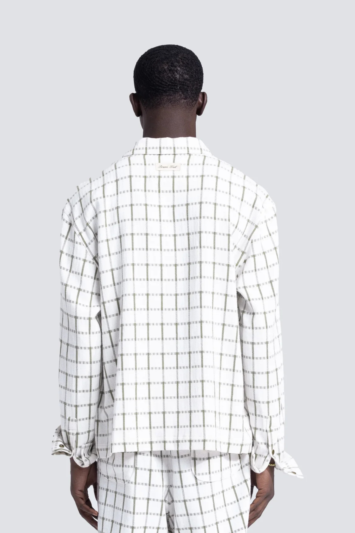 TEA CLOTH OVERSHIRT - GREEN