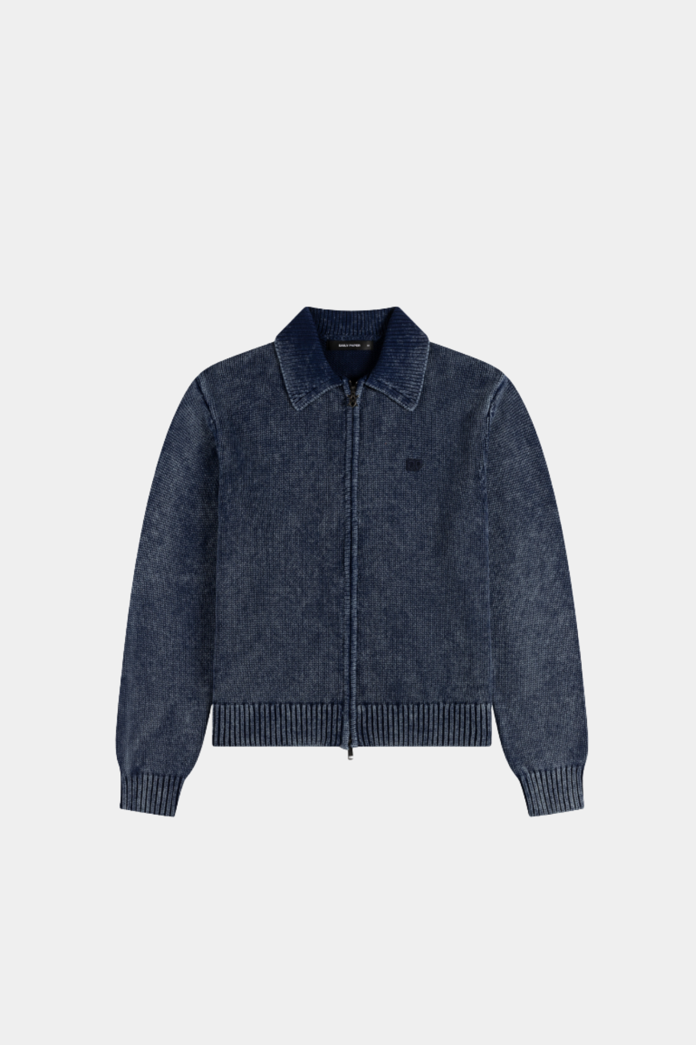 INDIGO KNIT CARDIGAN - INDIGO