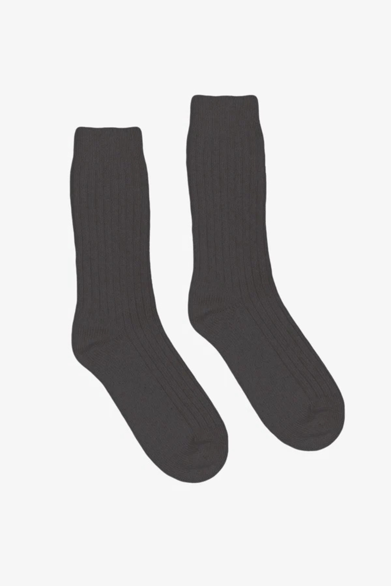 MERINO WOOL BLEND SOCK - LAVA GREY