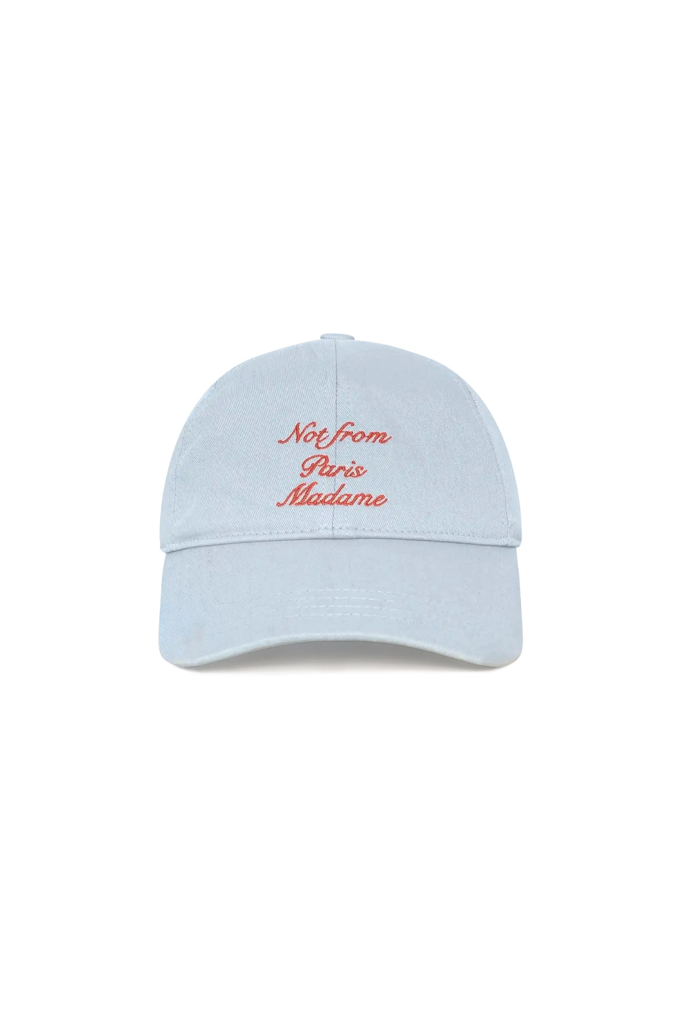 CASQUETTE SLOGAN CALLIGRAPHY - LIGHT BLUE