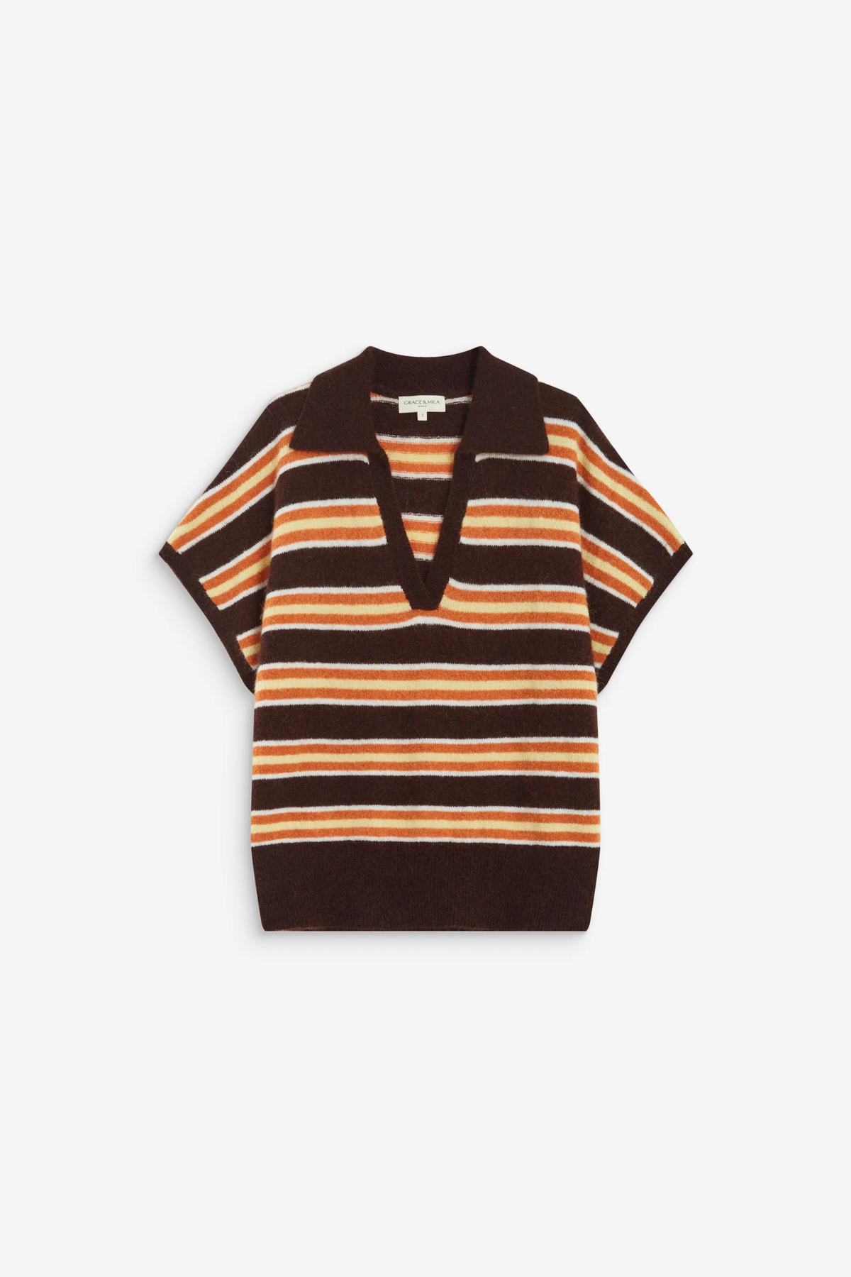 AIZEN SWEATER - CHOCOLAT