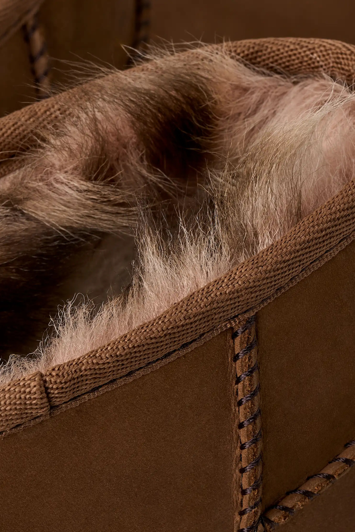 CLASSIC ULTRA MINI NUBUCK WOMEN SHOES - DARK CHESTNUT