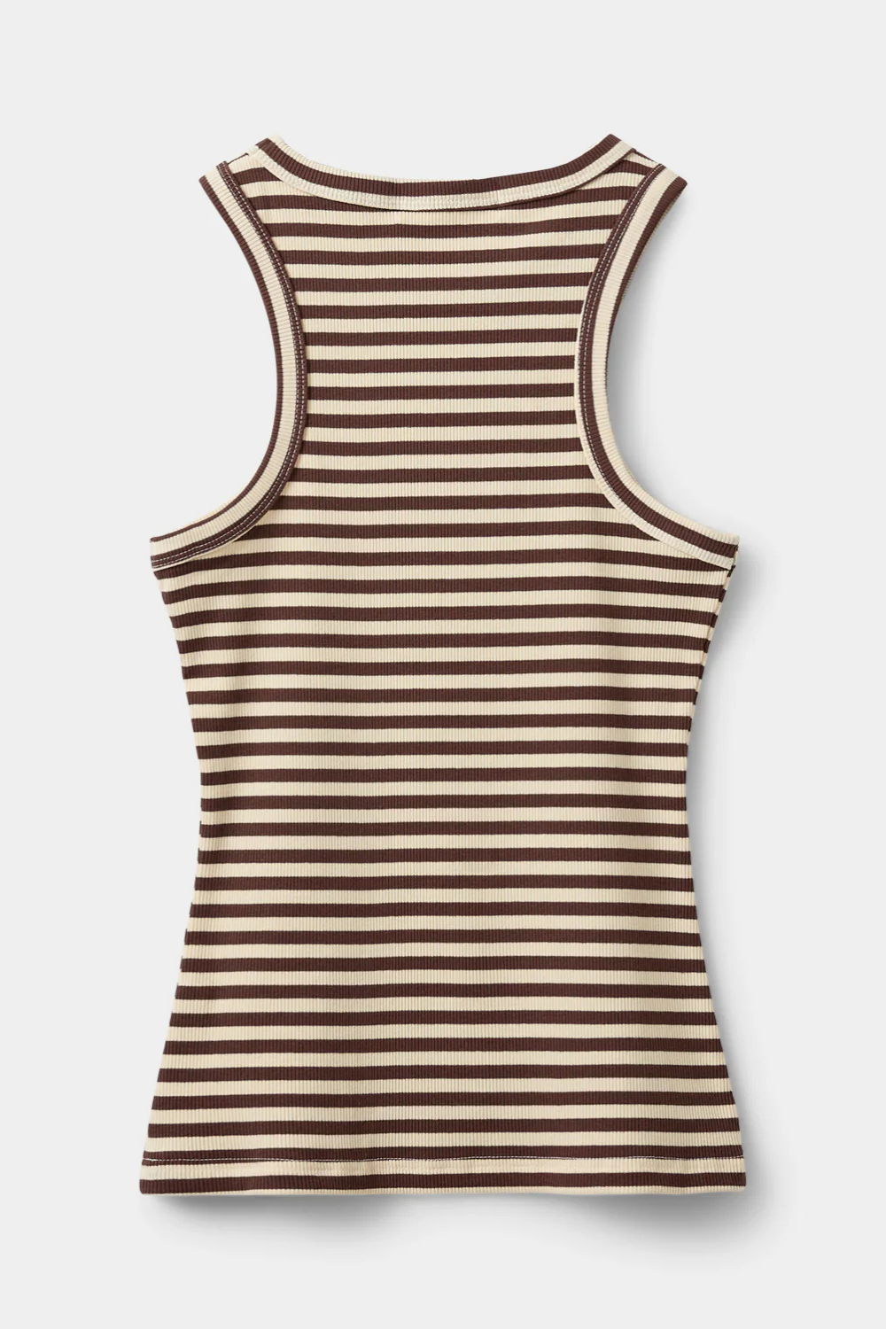 BECA STRIPED TANK TOP - BROWN STRIPED