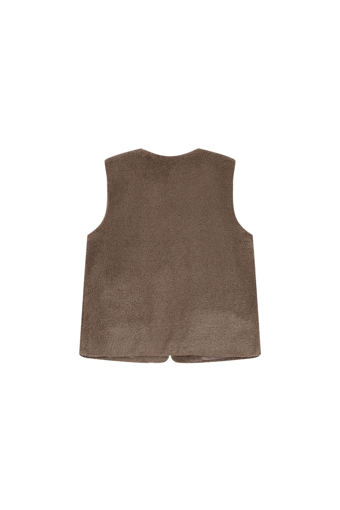SINATRA SLEEVELESS JACKET - TAUPE