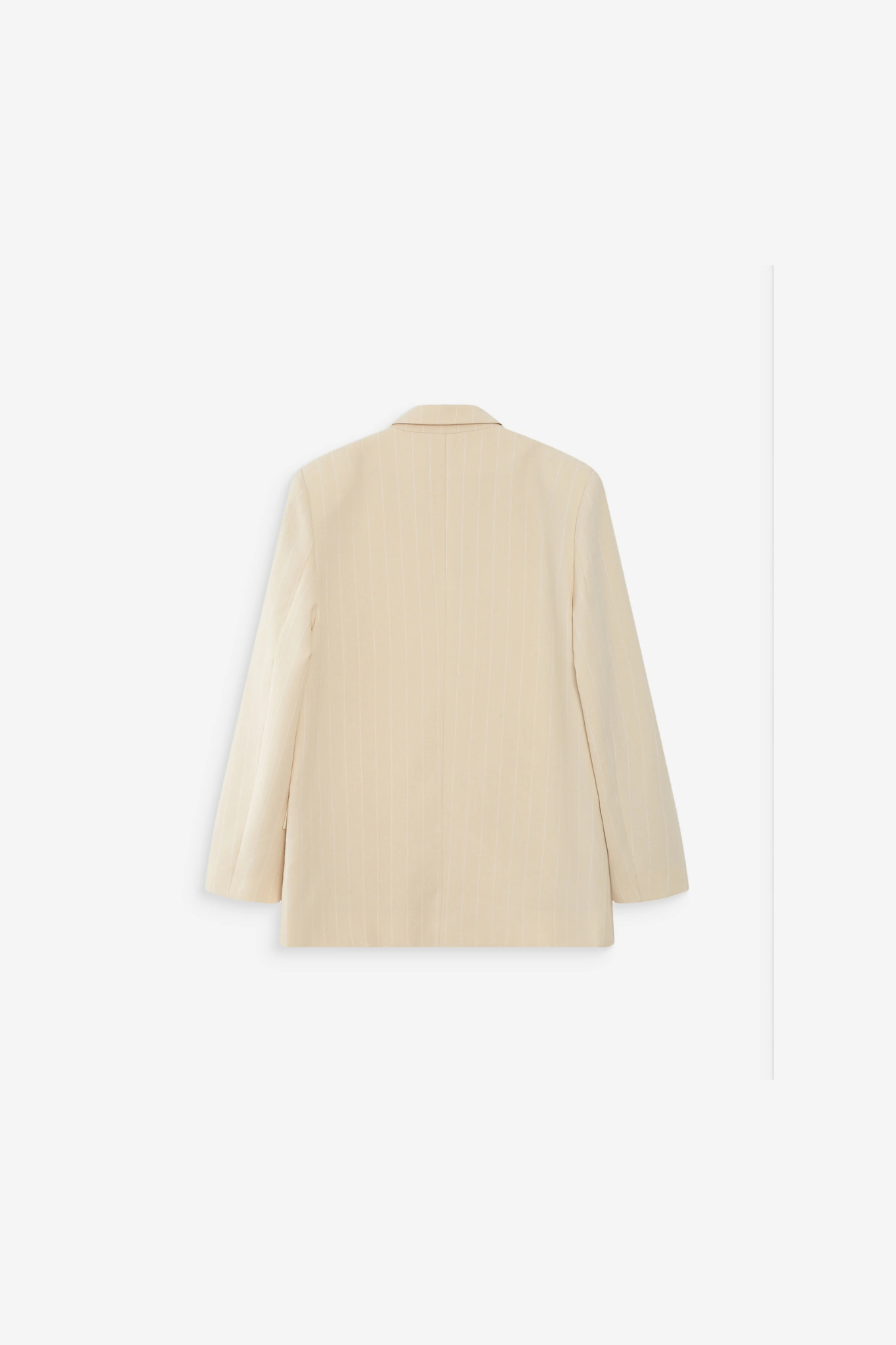 VELVET BLAZER - VANILLE