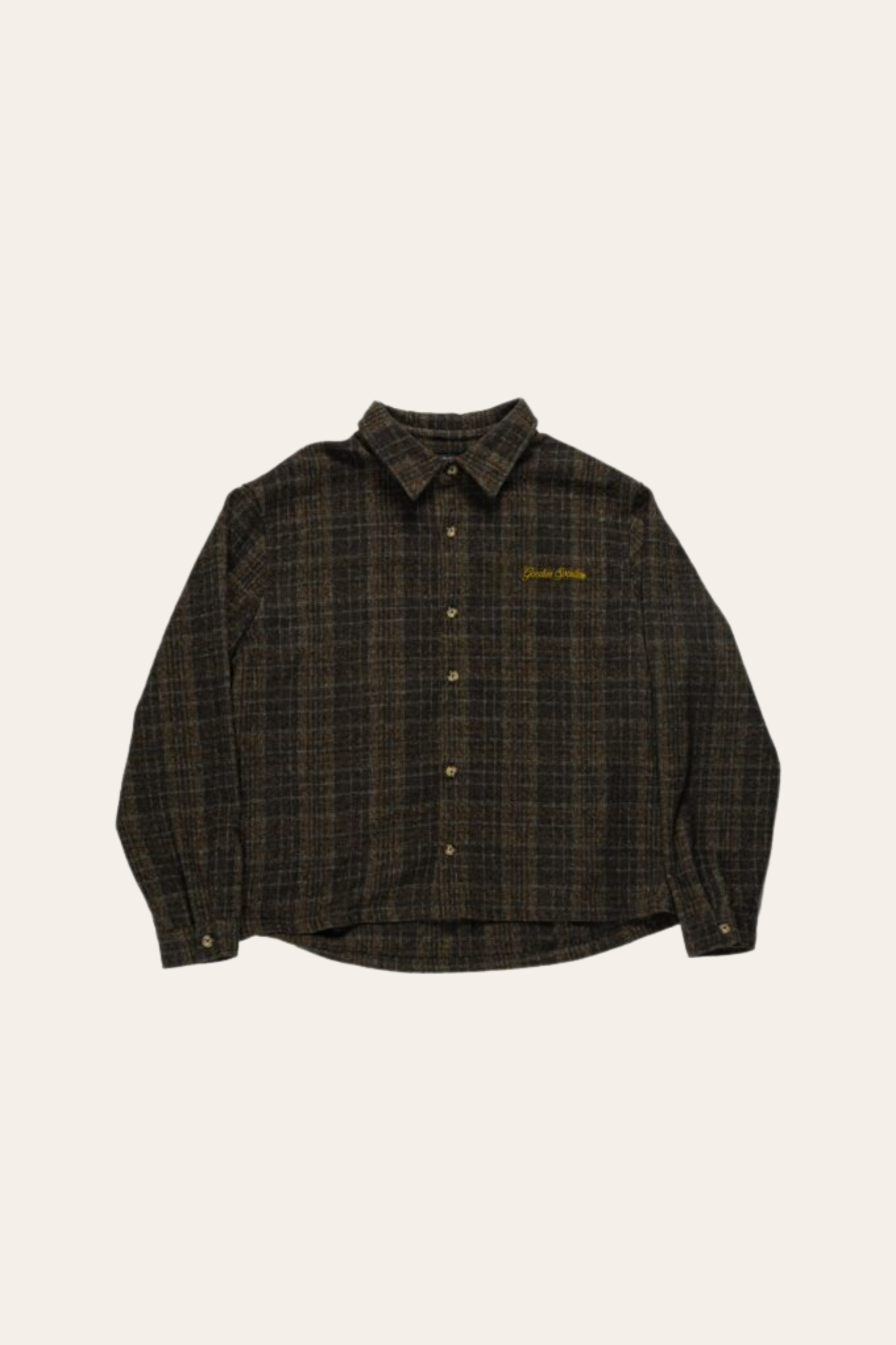 TOFFEE WASHED SHIRT - BROWN