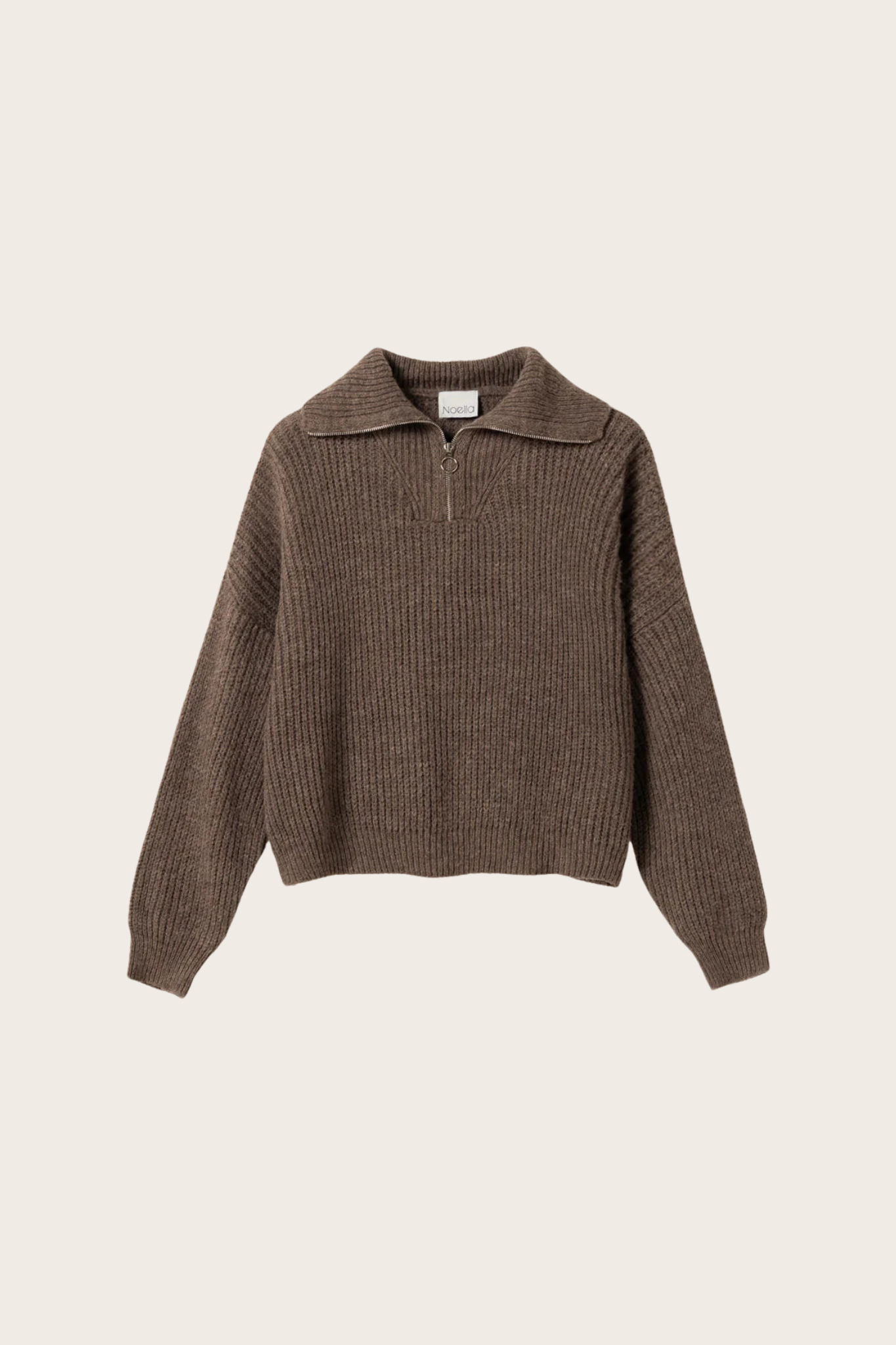 LESIA KNIT - TIMBER WOLF MELANGE