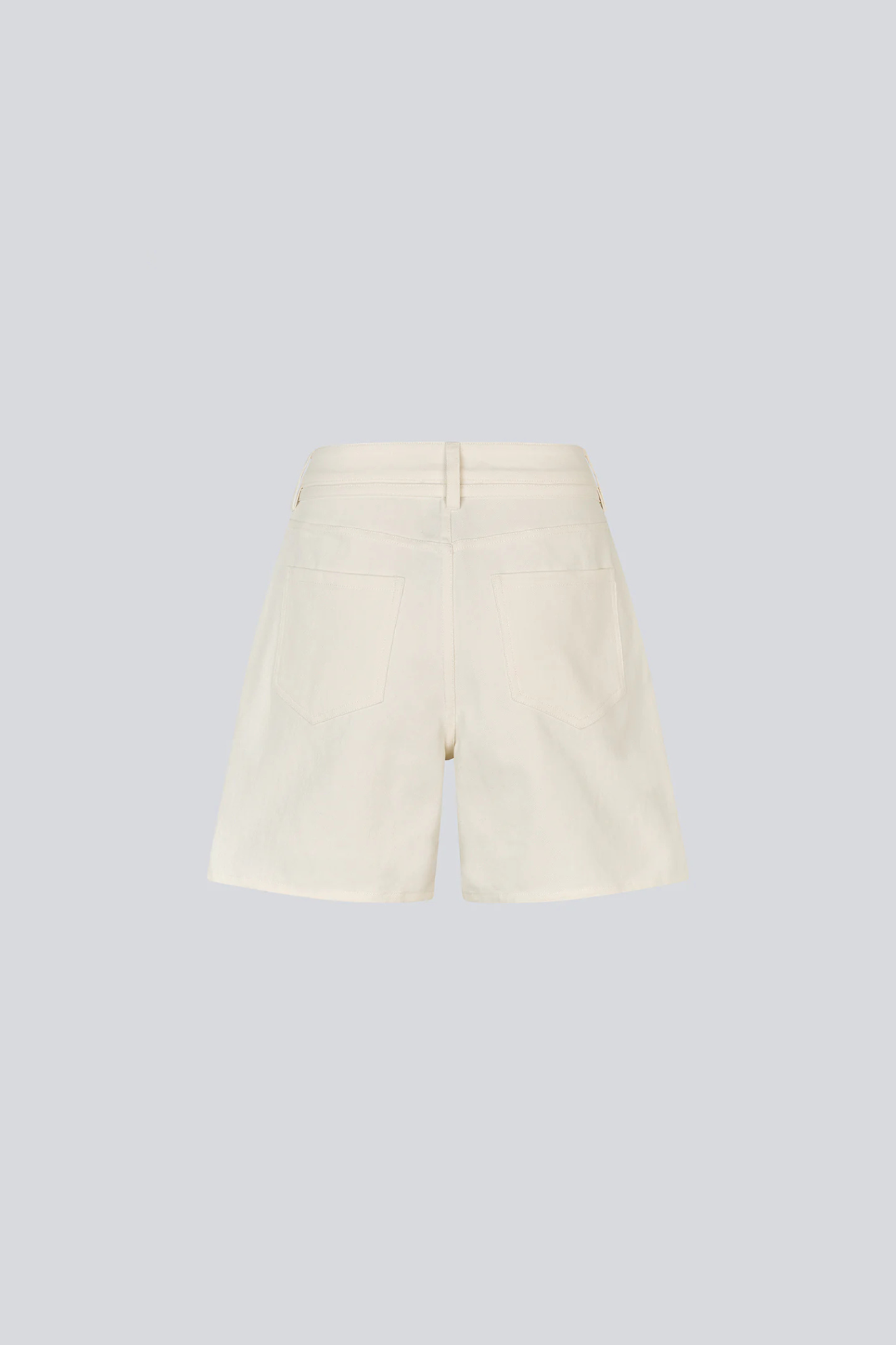NAOMA SOLID SHORTS - SOFT WHITE